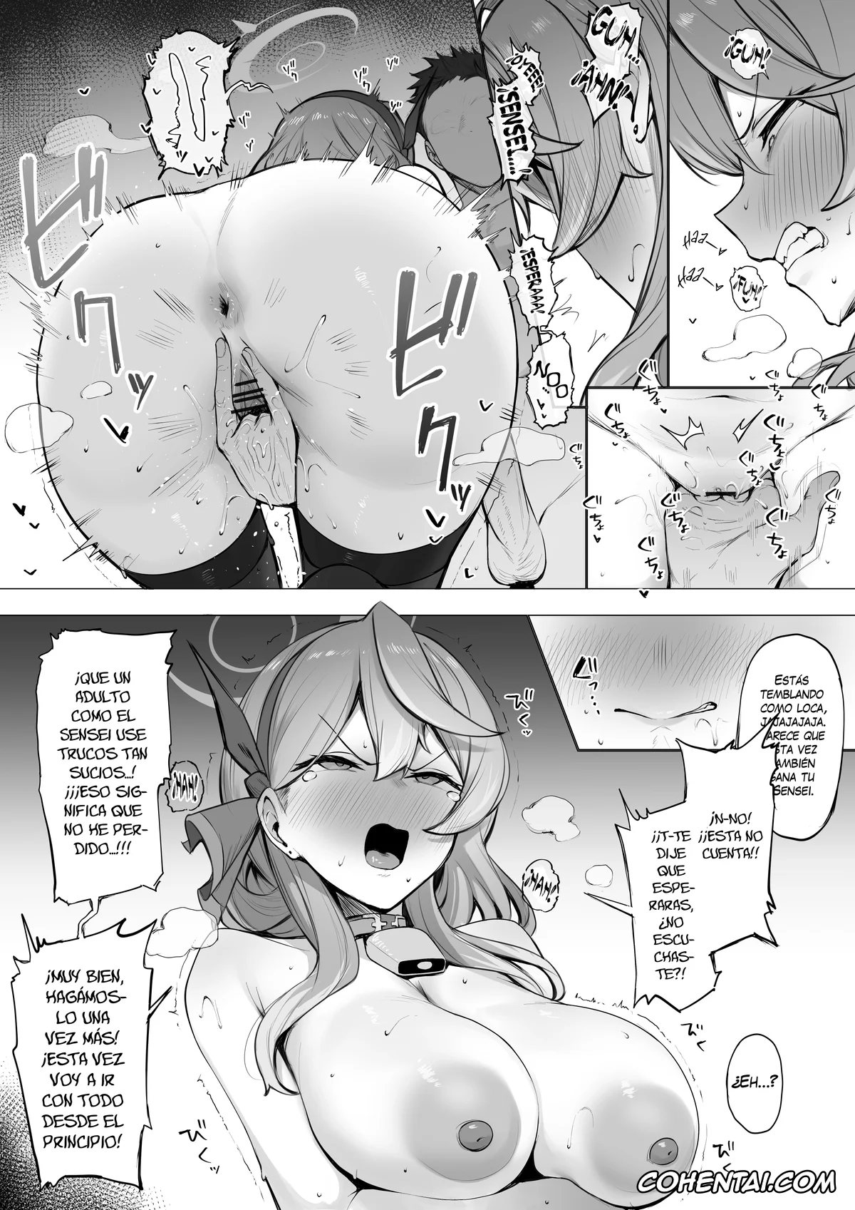Blue Archive xxx, Ako Amau xxx, Sensei xxx, Ako-chan to Saki ni Itta Hou ga Nandemo Iukoto o Kiku Shoubu (Blue Archive), pagina 4