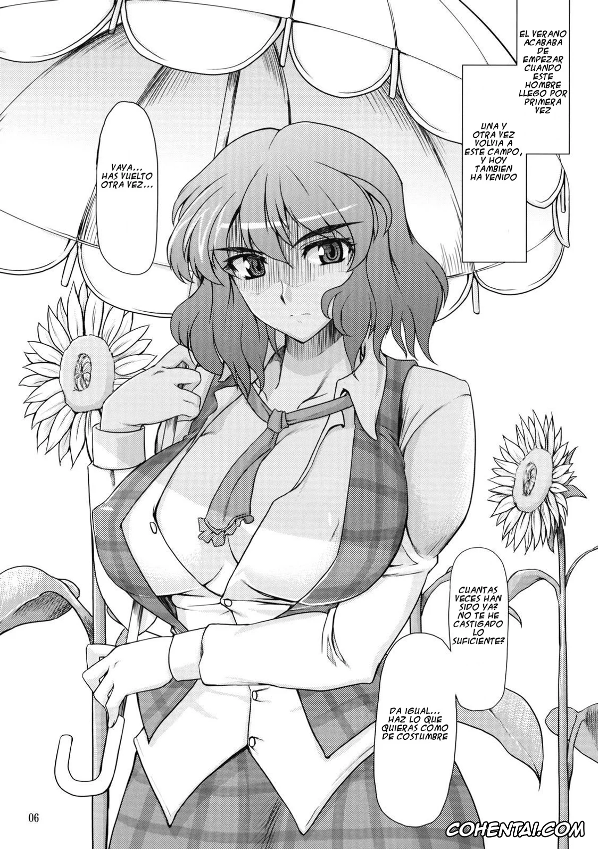 Touhou Project porno, Yuuka Kazami porno, Taiyou no Hatake Nite (Touhou Project), pagina 5