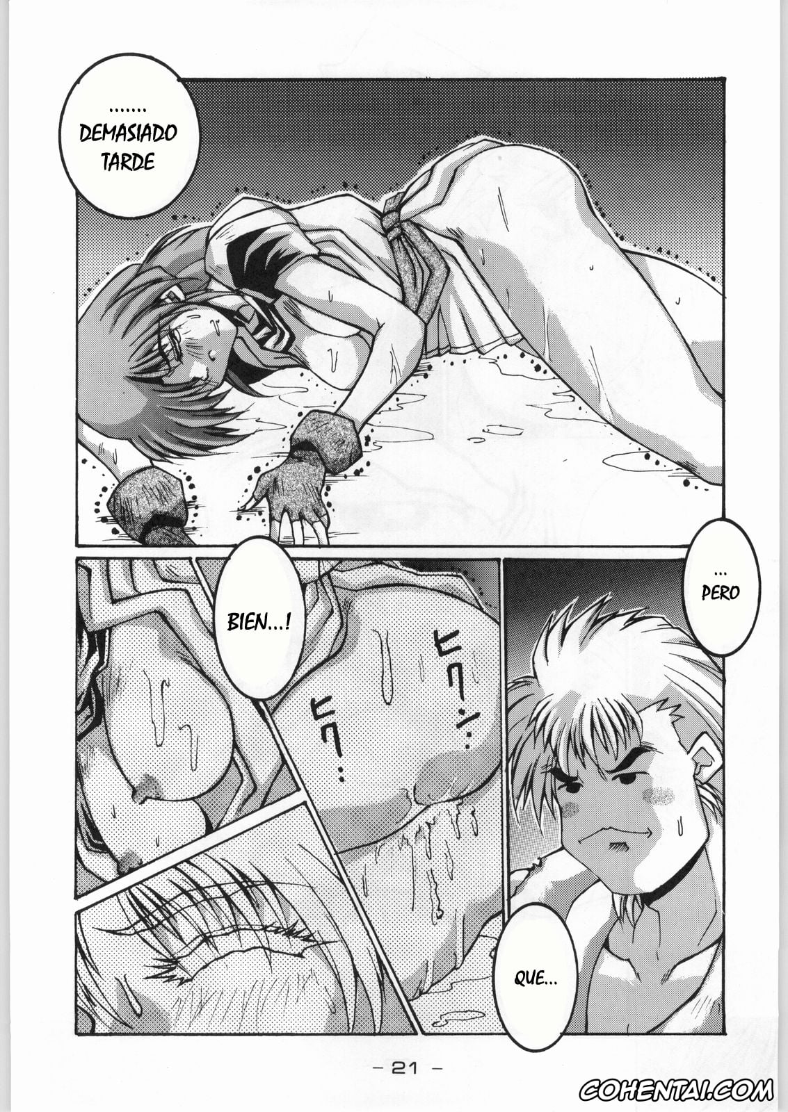 King of Fighters porno, Yuri Sakazaki porno, La depresion de la chica karateca (Tropical Rikidouzan) (King of Fighters), pagina 11