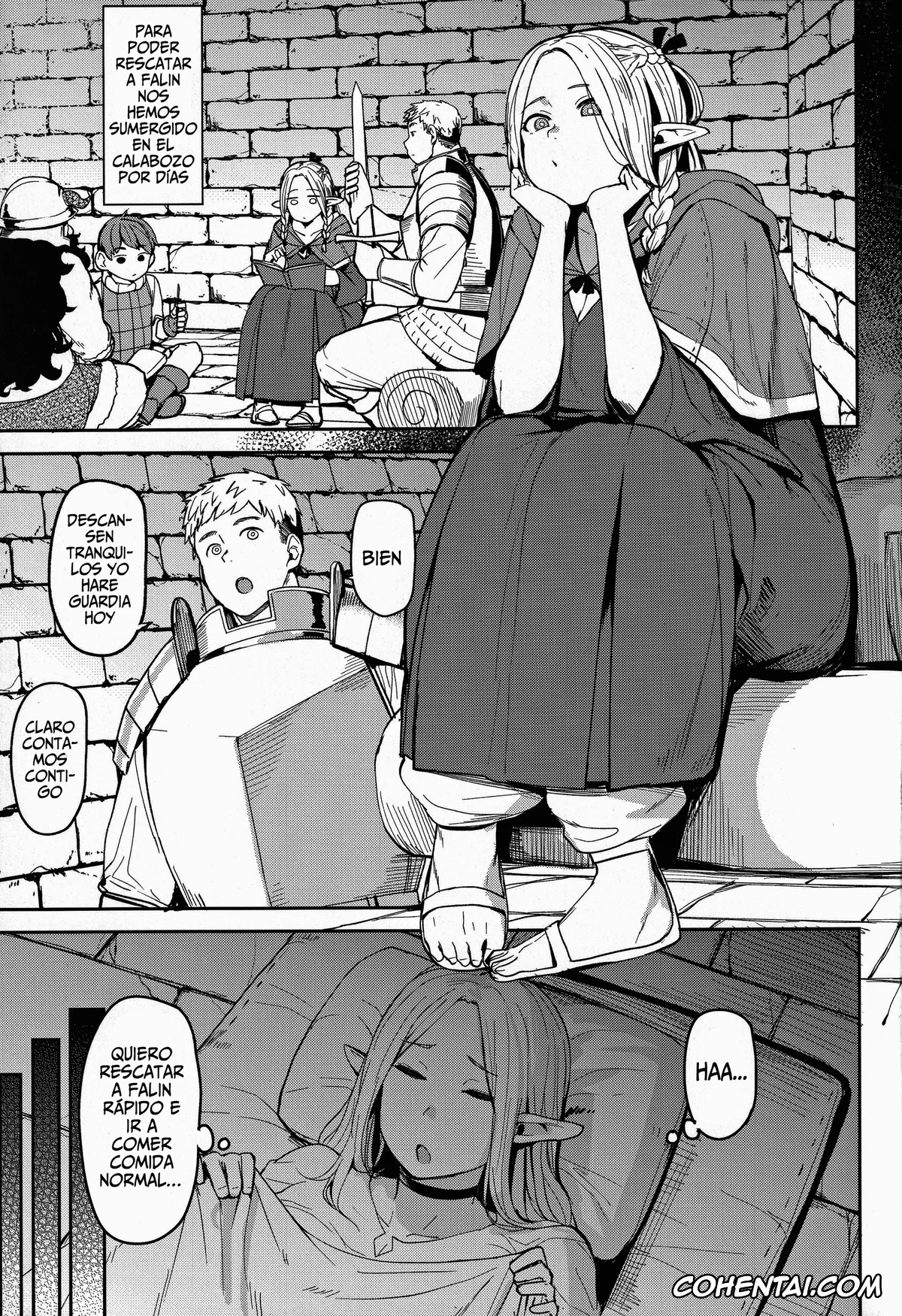 Dungeon Meshi porno, Marcille Donato porno, Chin Ochi Donkusa Elf (Dungeon Meshi), pagina 2