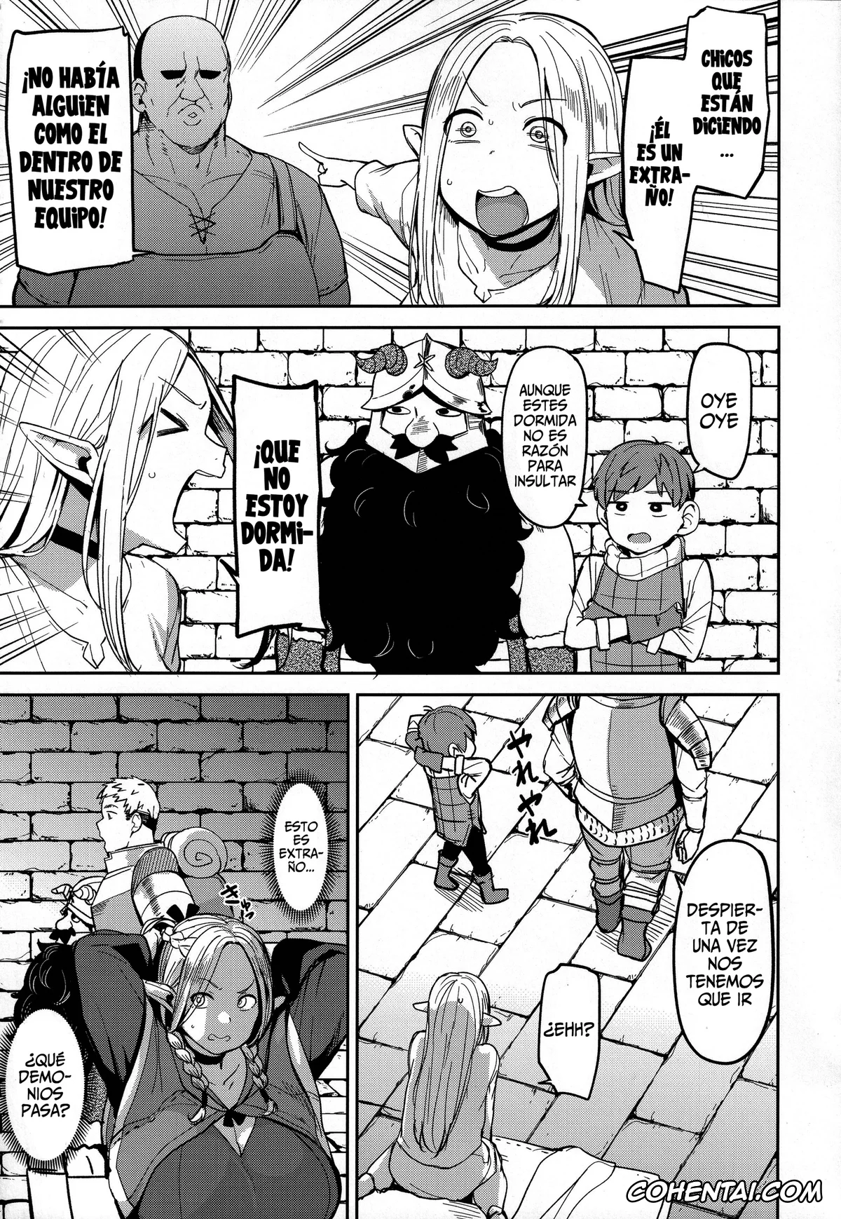 Dungeon Meshi xxx, Marcille Donato xxx, Chin Ochi Donkusa Elf (Dungeon Meshi), pagina 4