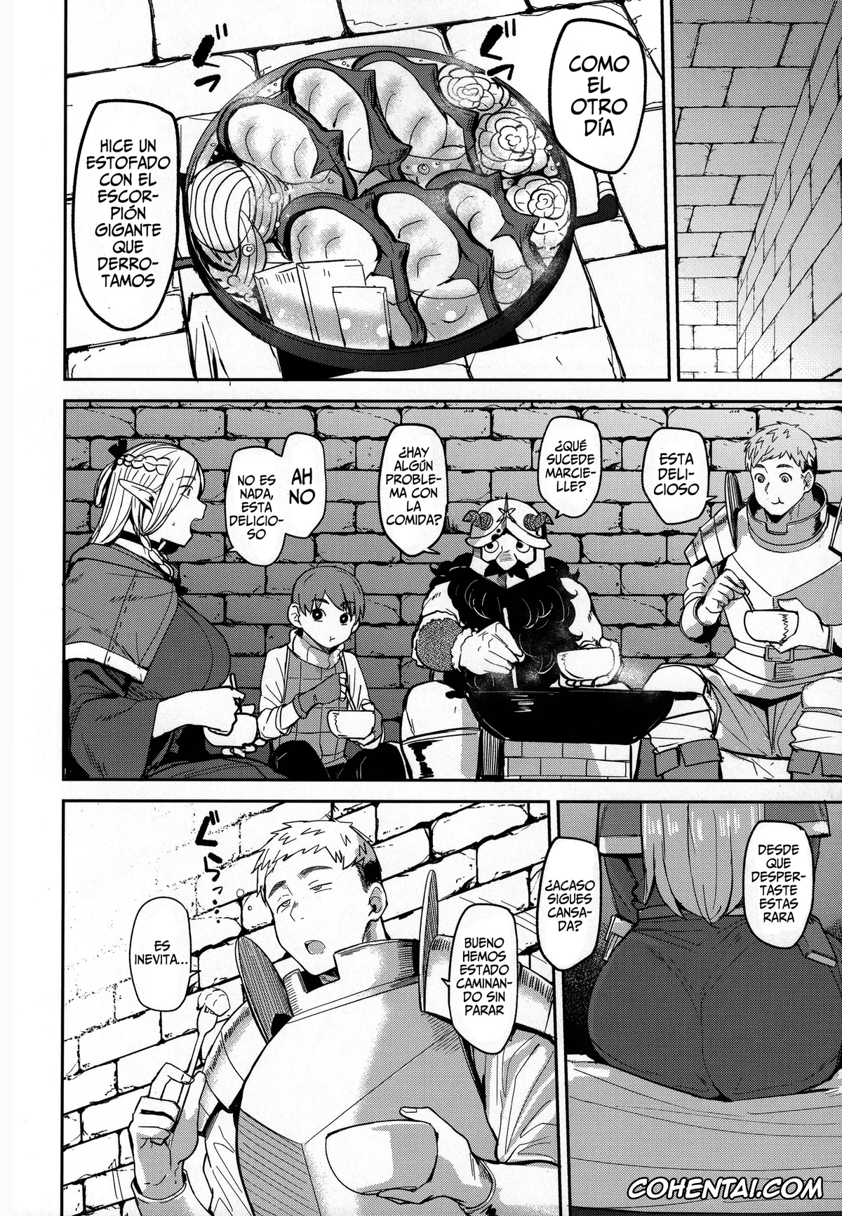 Dungeon Meshi xxx, Marcille Donato xxx, Chin Ochi Donkusa Elf (Dungeon Meshi), pagina 7