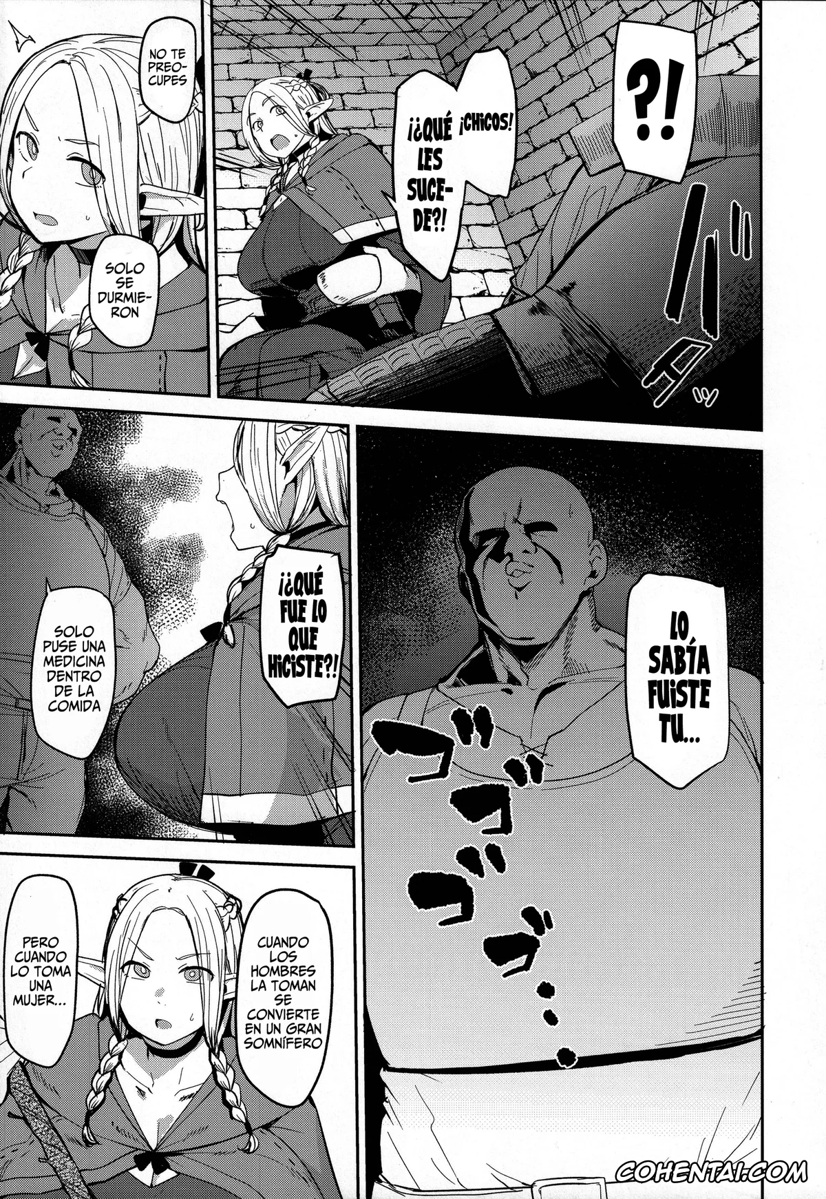 Dungeon Meshi porno, Marcille Donato porno, Chin Ochi Donkusa Elf (Dungeon Meshi), pagina 8