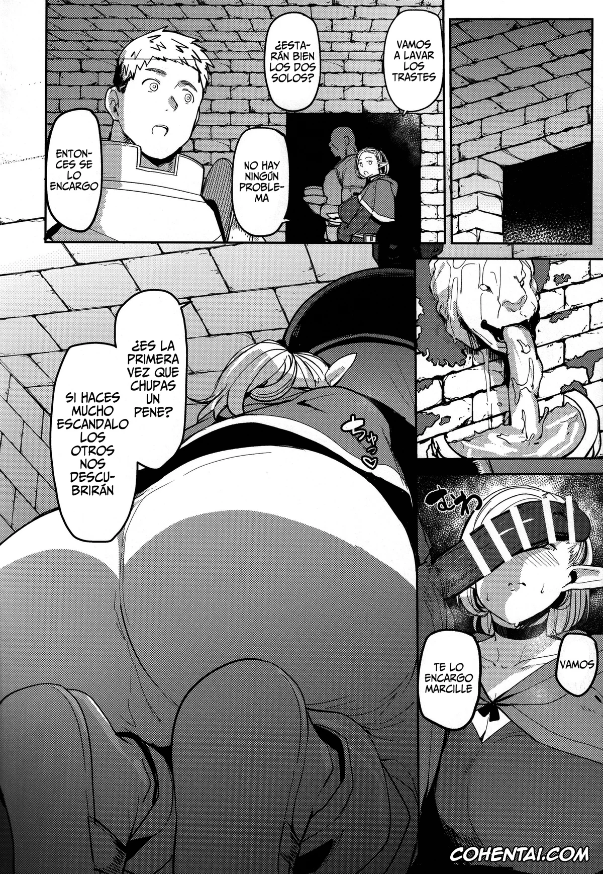 Dungeon Meshi porno, Marcille Donato porno, Chin Ochi Donkusa Elf (Dungeon Meshi), pagina 23