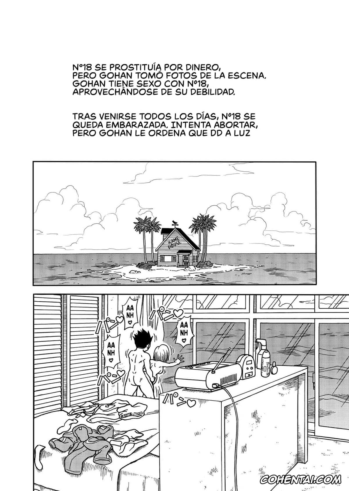 Dragon Ball Z porno, Android 18 porno, Son Gohan porno, 18-gou NTR Nakadashi on Parade 4 (Dragon Ball Z), pagina 2