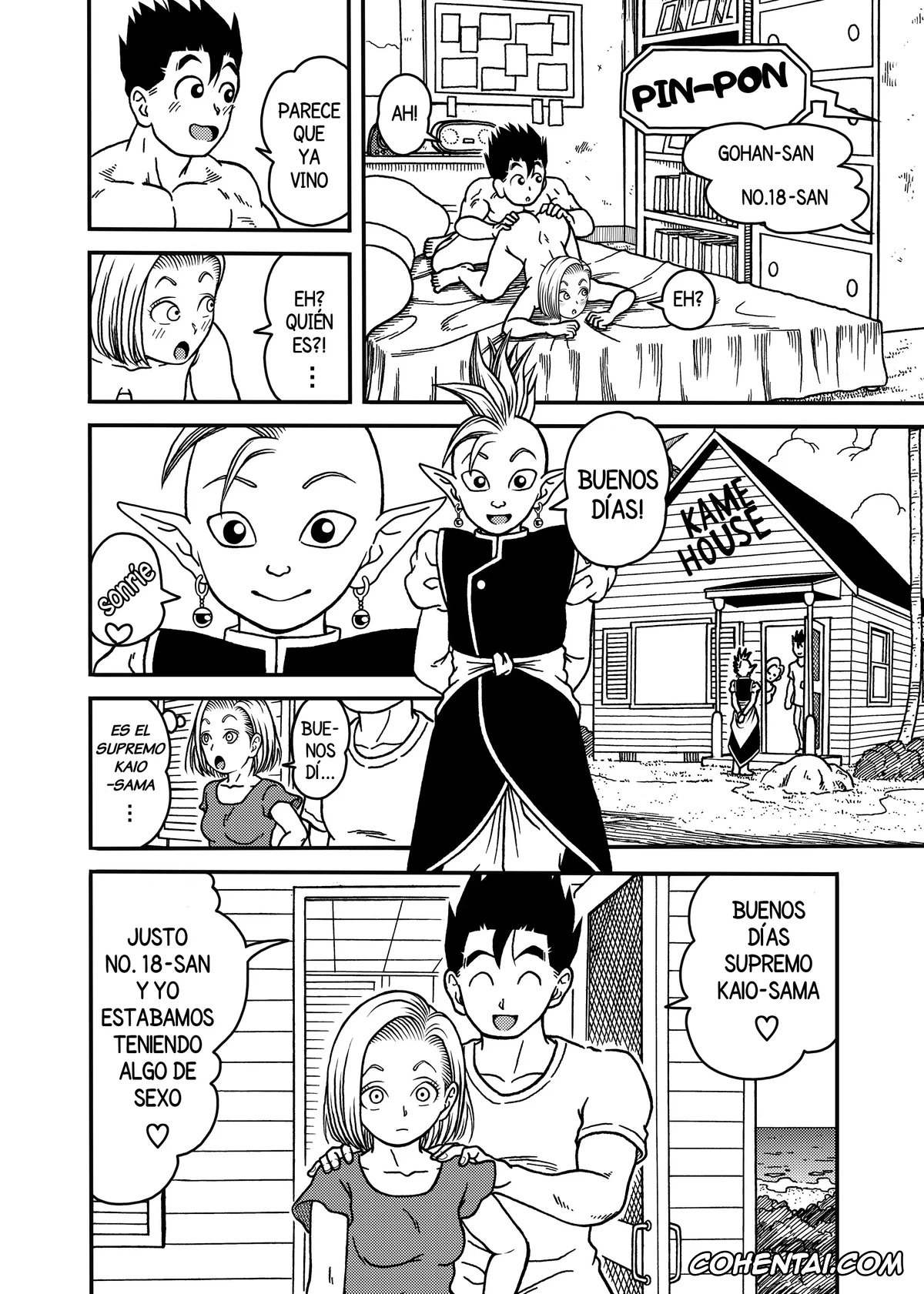 Dragon Ball Z porno, Android 18 porno, Shin porno, Son Gohan porno, 18-gou NTR Nakadashi on Parade 5 (Dragon Ball Z), pagina 8