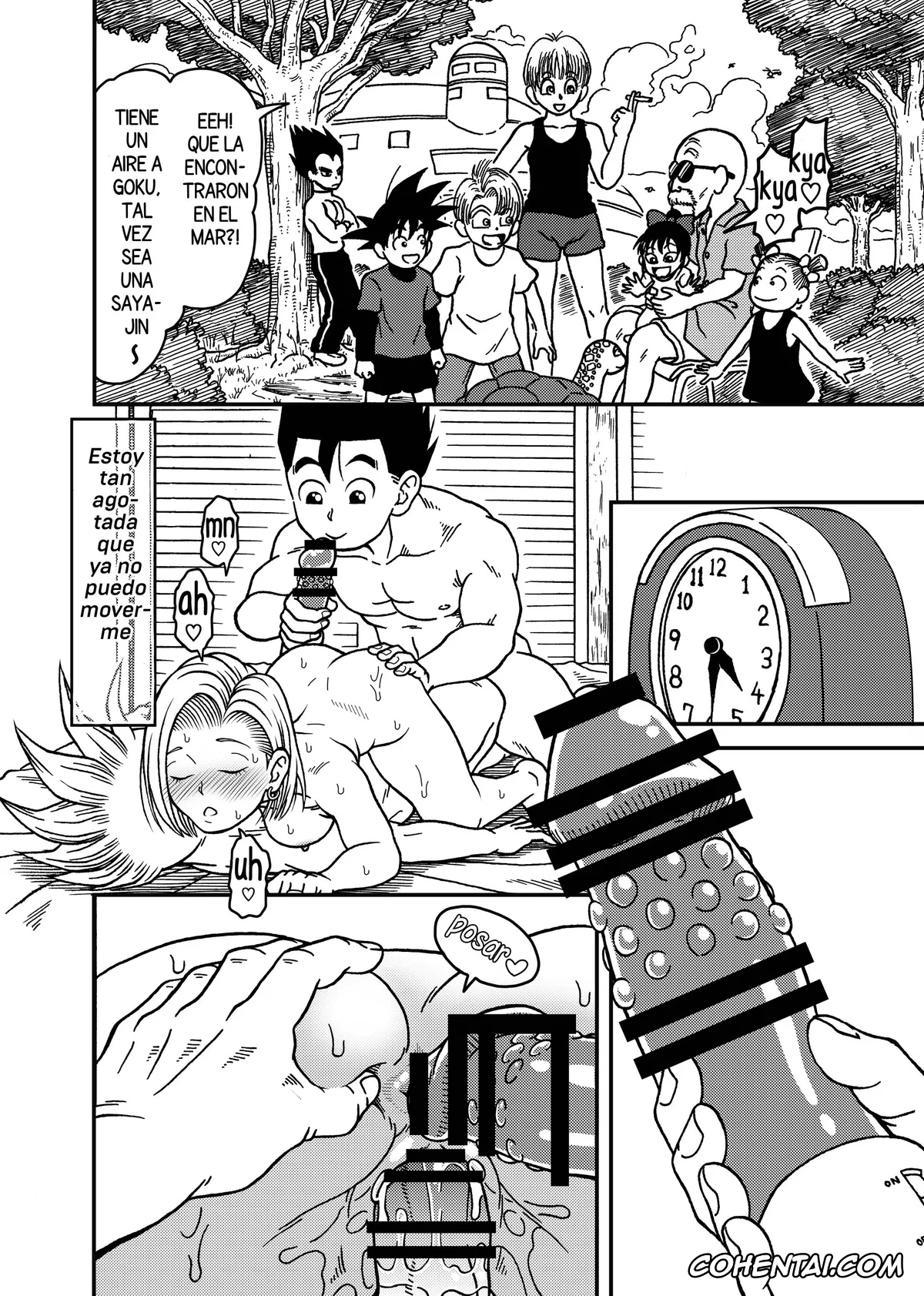 Dragon Ball Z xxx, Android 18 xxx, Shin xxx, Son Gohan xxx, 18-gou NTR Nakadashi on Parade 5 (Dragon Ball Z), pagina 34
