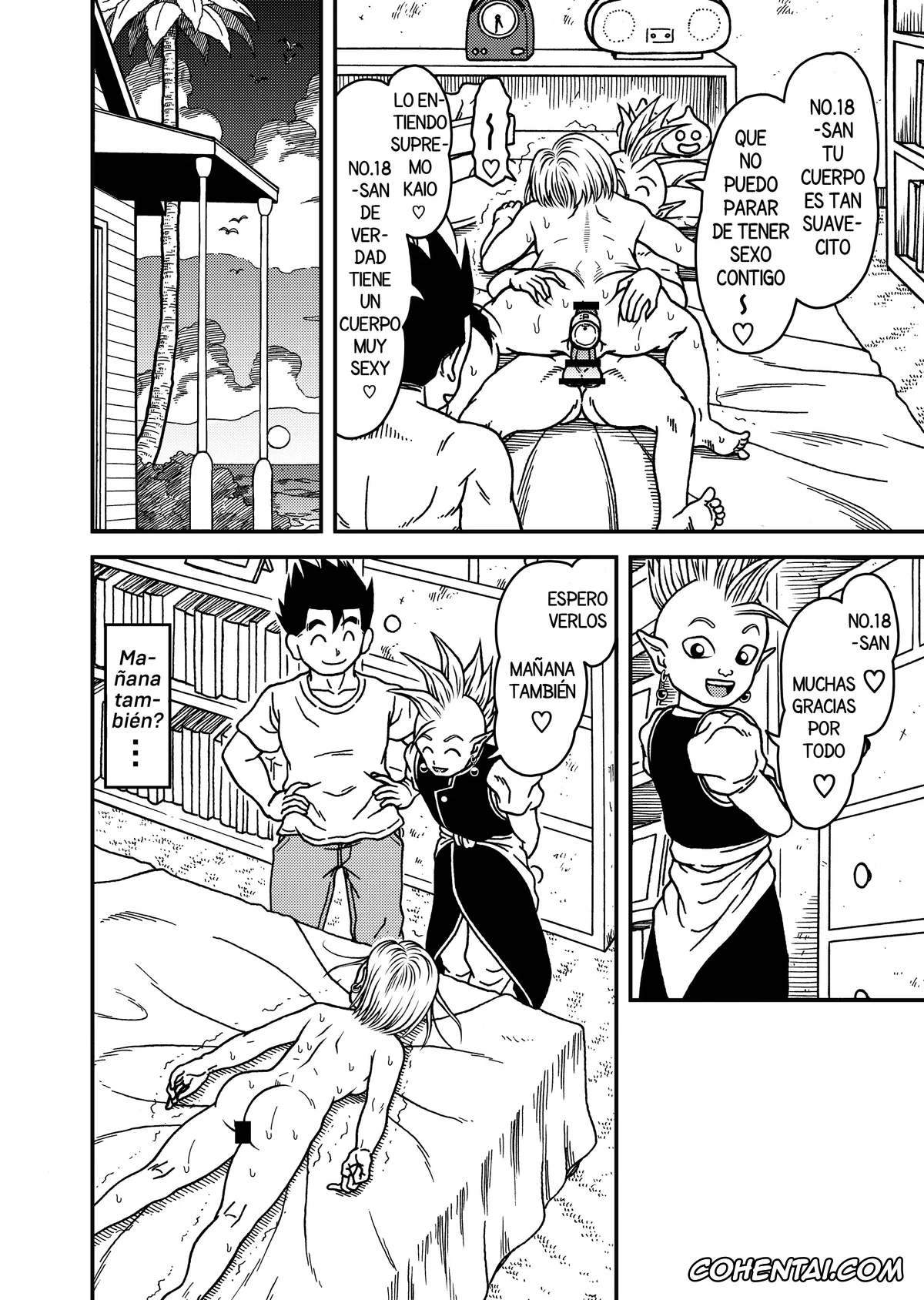 Dragon Ball Z porno, Android 18 porno, Shin porno, Son Gohan porno, 18-gou NTR Nakadashi on Parade 5 (Dragon Ball Z), pagina 38
