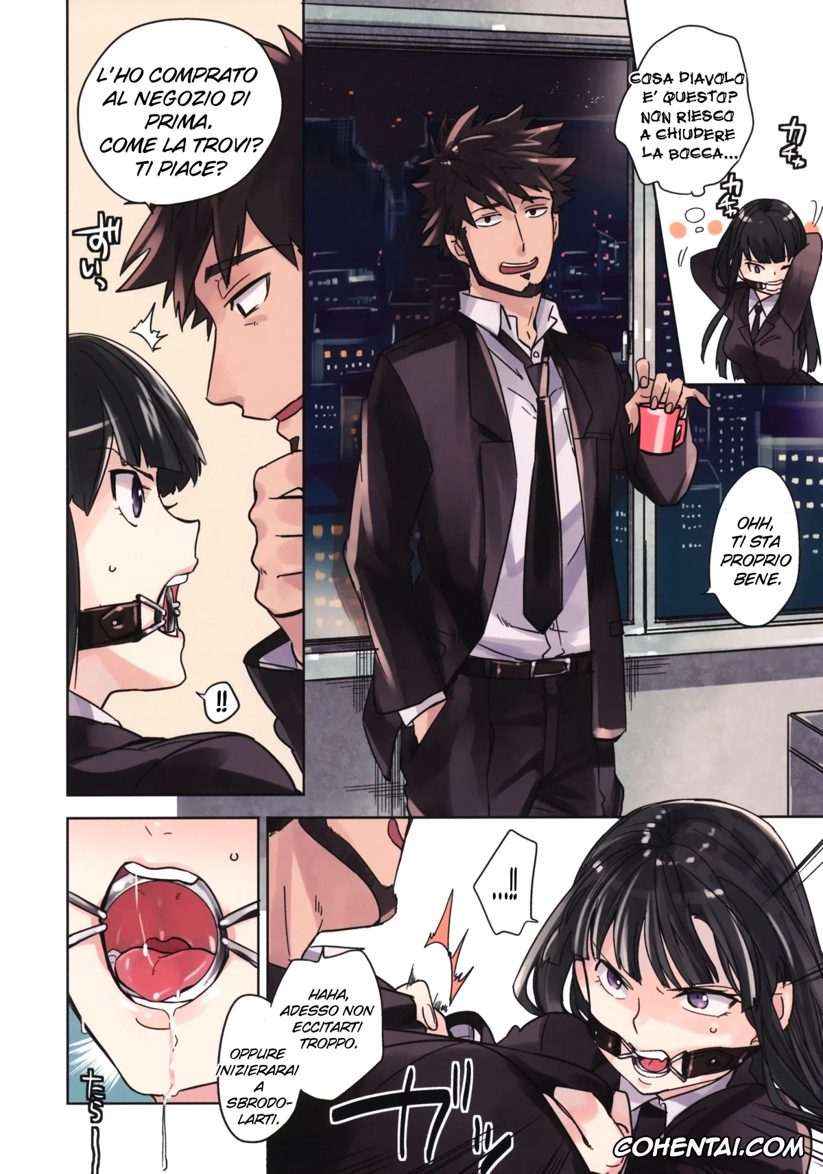 Darker Than Black hentai, Mina Hazuki hentai, Leather face (Darker than Black), pagina 6