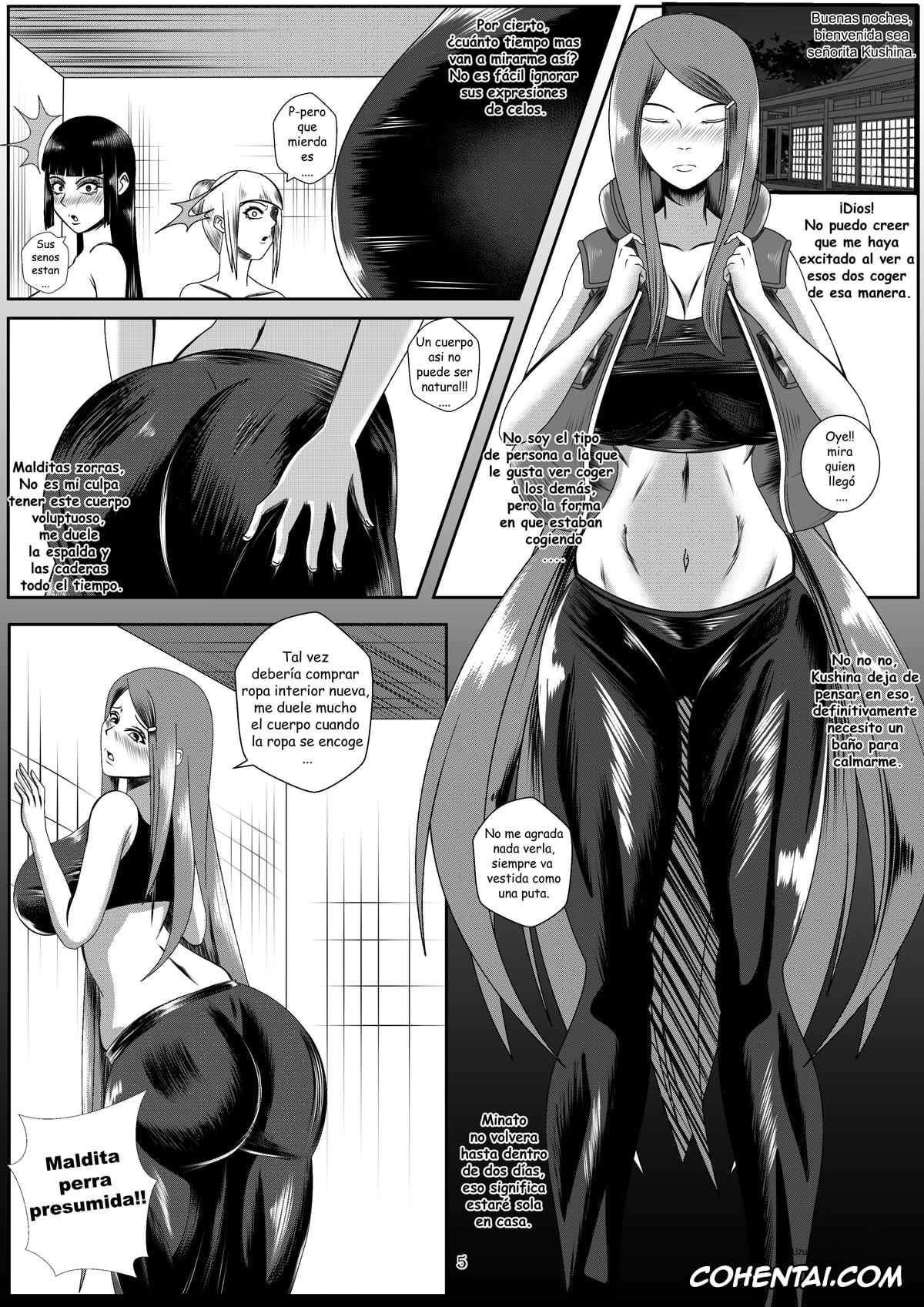 NARUTO porno, Jiraiya porno, Kushina Uzumaki porno, Mebuki Haruno porno, Naughty vixen (Naruto), pagina 5