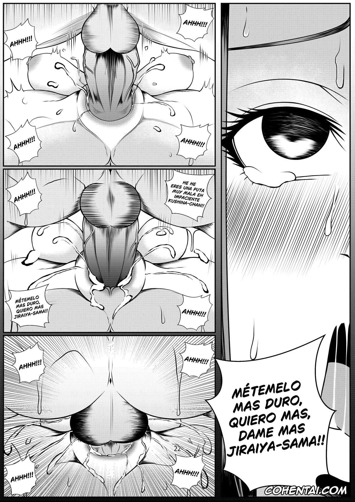 NARUTO xxx, Jiraiya xxx, Kushina Uzumaki xxx, Mebuki Haruno xxx, Naughty vixen (Naruto), pagina 22
