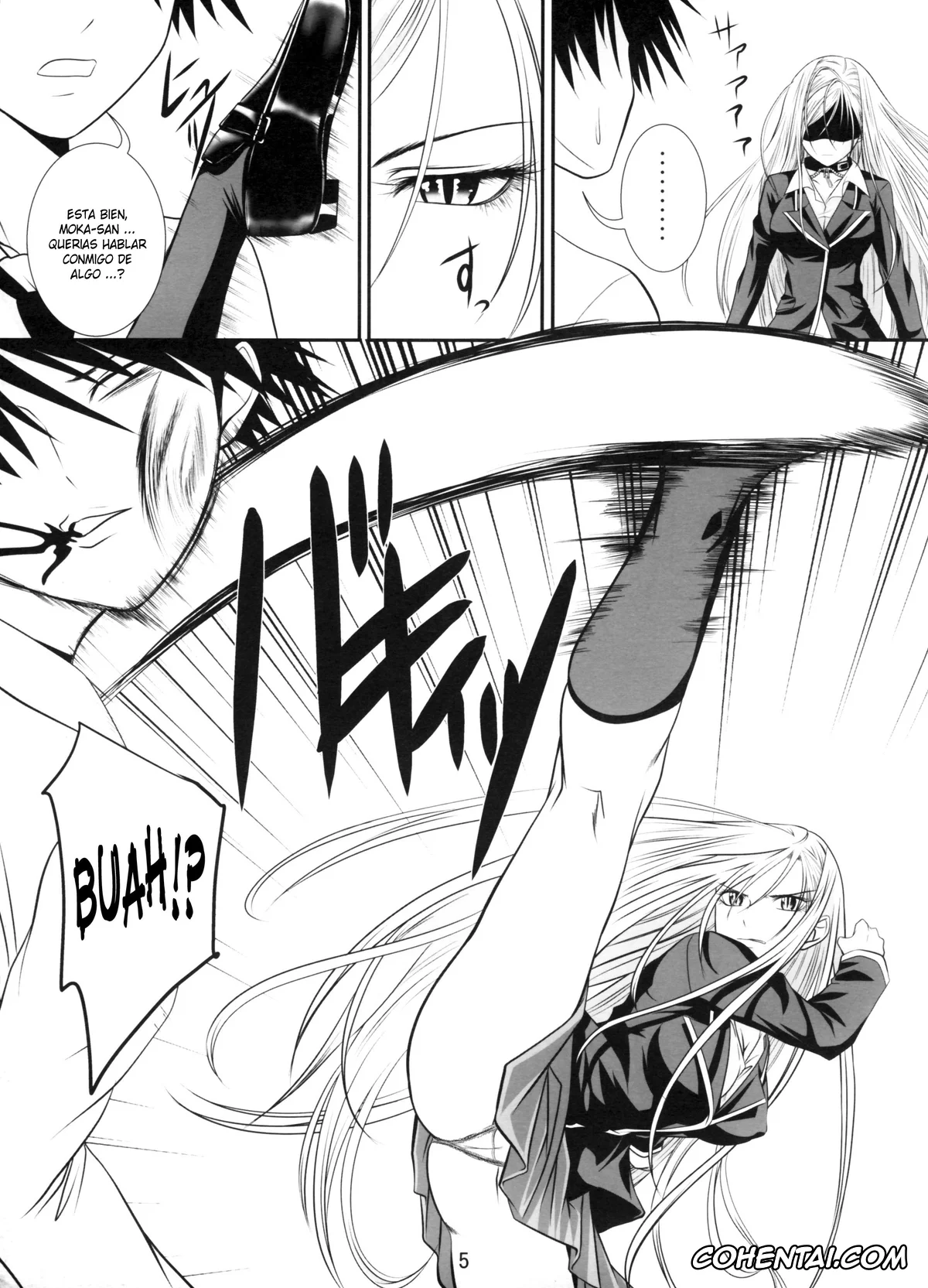 Rosario Vampire xxx, Moka Akashiya xxx, Tsukune Aono xxx, Lewdevil II (Rosario + Vampire), pagina 4