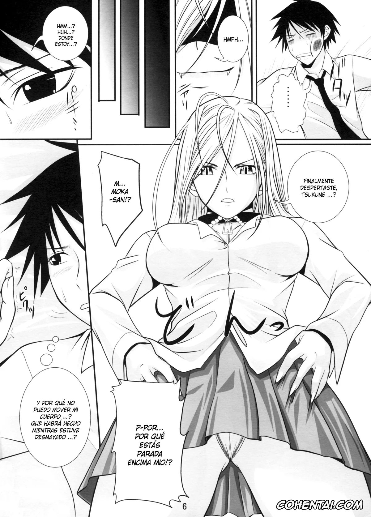 Rosario Vampire porno, Moka Akashiya porno, Tsukune Aono porno, Lewdevil II (Rosario + Vampire), pagina 5