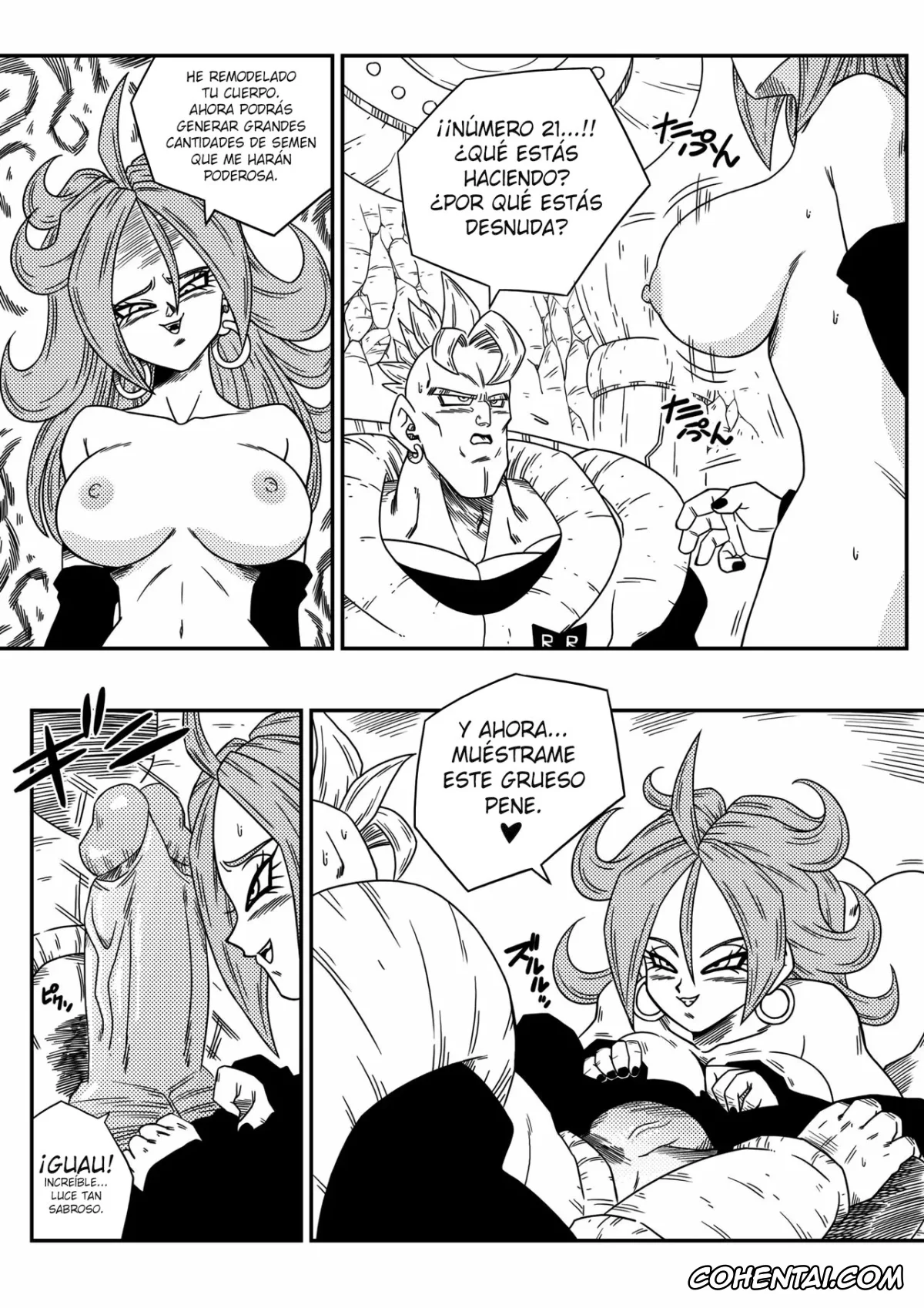Dragon Ball Z hentai, Android 16 hentai, Android 21 hentai, Busty Android Wants to Dominate the World!! (Dragon Ball Z), pagina 6