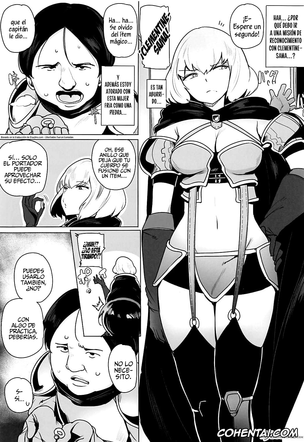 Overlord hentai, Clementine hentai, OVER HOLE (Overlord), pagina 3