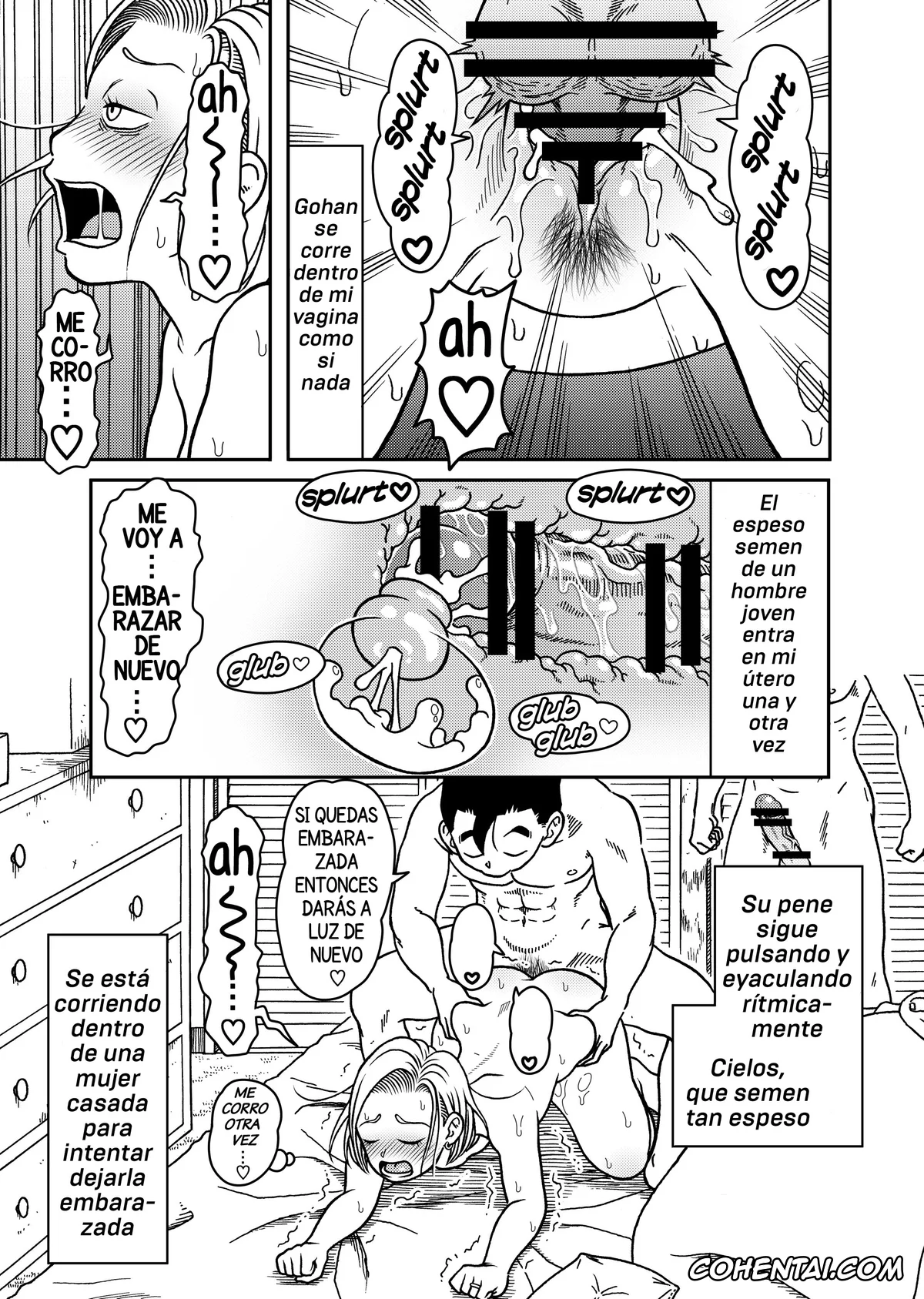 Dragon Ball Z xxx, Android 18 xxx, Shin xxx, Son Gohan xxx, 18-gou NTR Nakadashi on Parade 6 (Dragon Ball Z), pagina 19