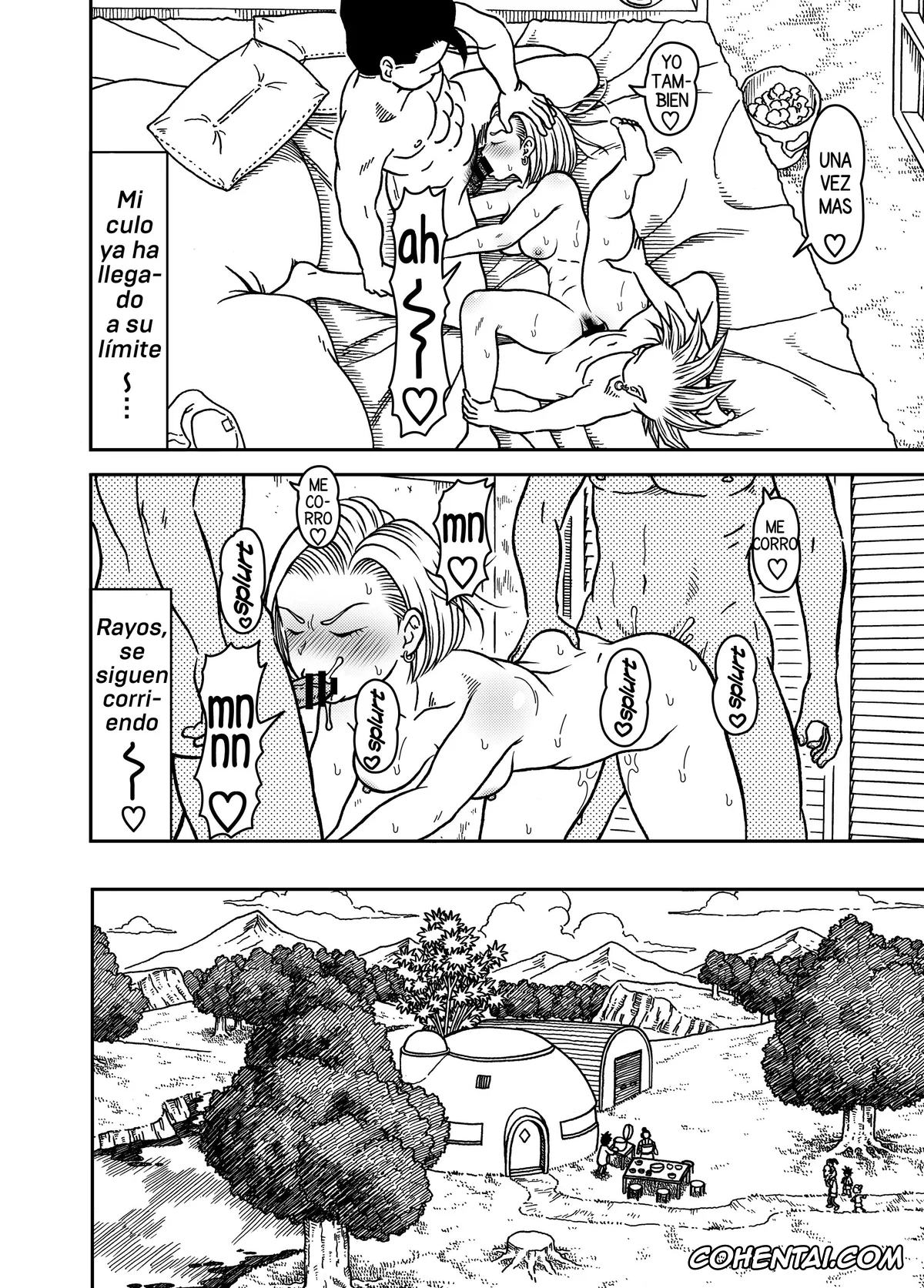 Dragon Ball Z hentai, Android 18 hentai, Shin hentai, Son Gohan hentai, 18-gou NTR Nakadashi on Parade 6 (Dragon Ball Z), pagina 24