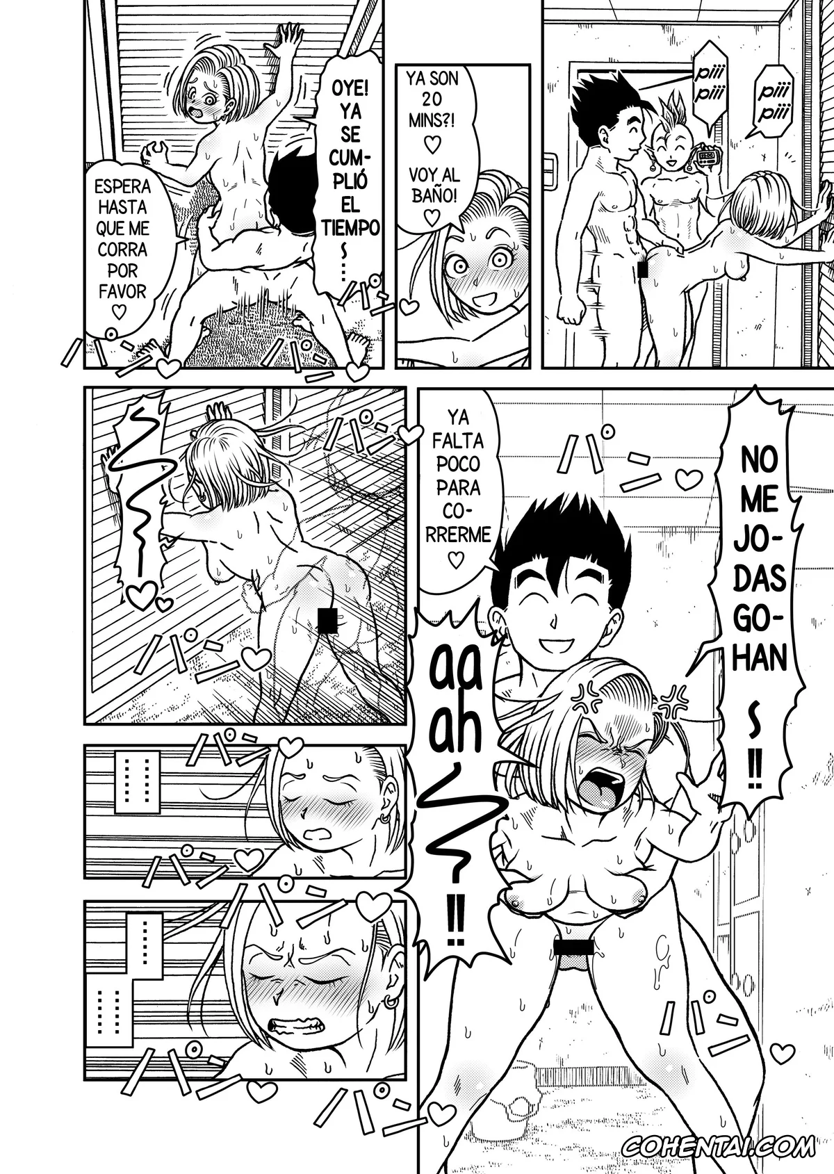 Dragon Ball Z xxx, Android 18 xxx, Shin xxx, Son Gohan xxx, 18-gou NTR Nakadashi on Parade 6 (Dragon Ball Z), pagina 28