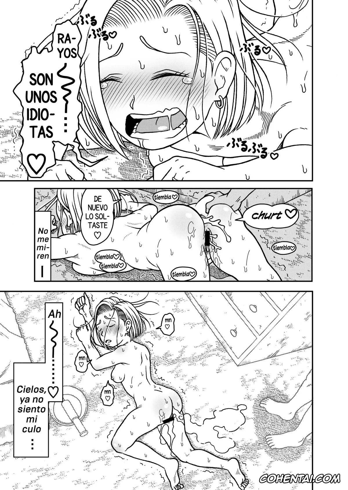 Dragon Ball Z hentai, Android 18 hentai, Shin hentai, Son Gohan hentai, 18-gou NTR Nakadashi on Parade 6 (Dragon Ball Z), pagina 33