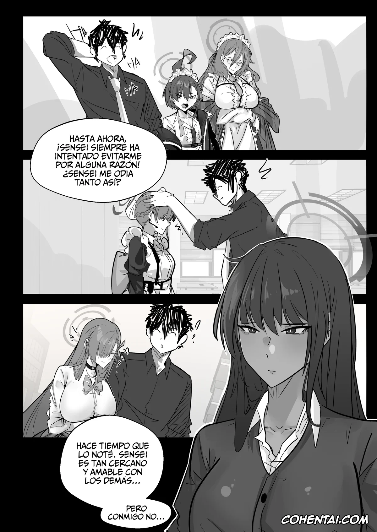 Blue Archive hentai, Karin Kakudate hentai, Sensei hentai, Hitam Coklat Manis (Blue Archive), pagina 6