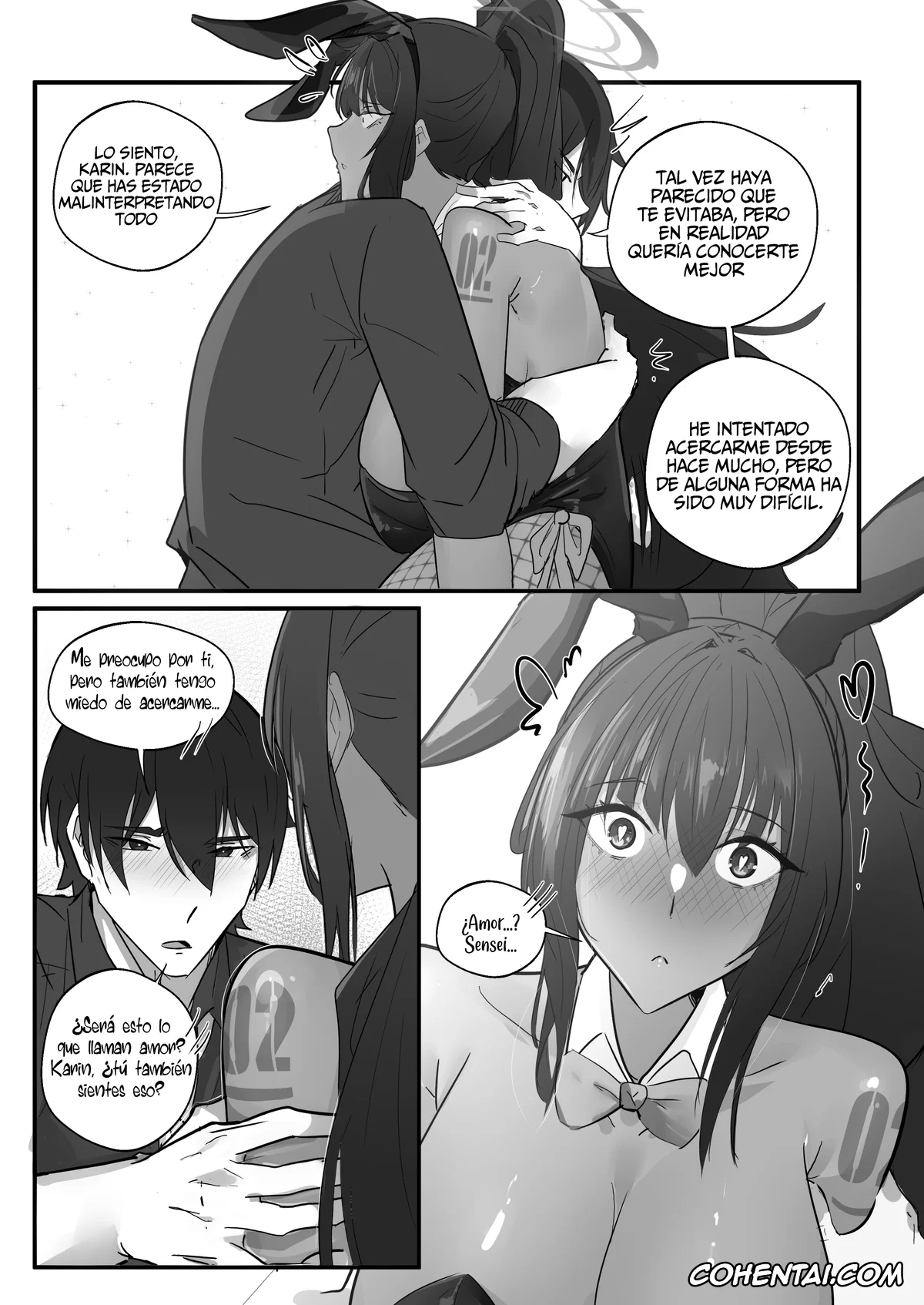 Blue Archive xxx, Karin Kakudate xxx, Sensei xxx, Hitam Coklat Manis (Blue Archive), pagina 7