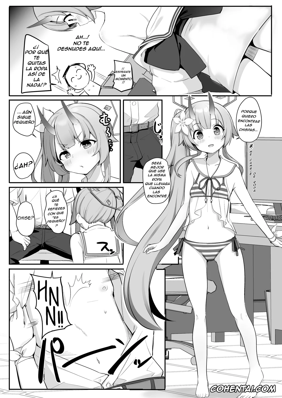 Blue Archive xxx, Chise Waraku xxx, Sensei xxx, Mizugi da yo Ippai Dasete Ureshii ne (Blue Archive), pagina 4