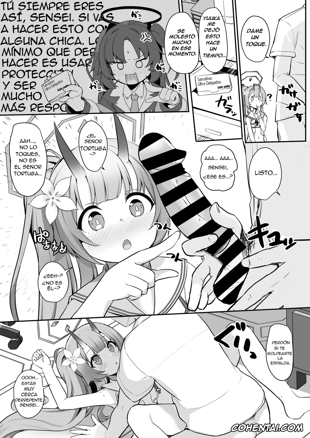 Blue Archive hentai, Chise Waraku hentai, Sensei hentai, Mizugi da yo Ippai Dasete Ureshii ne (Blue Archive), pagina 12
