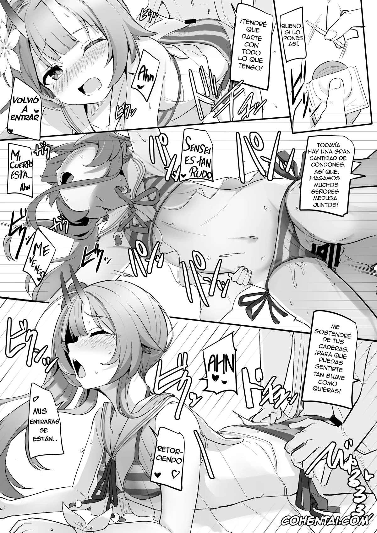 Blue Archive hentai, Chise Waraku hentai, Sensei hentai, Mizugi da yo Ippai Dasete Ureshii ne (Blue Archive), pagina 18