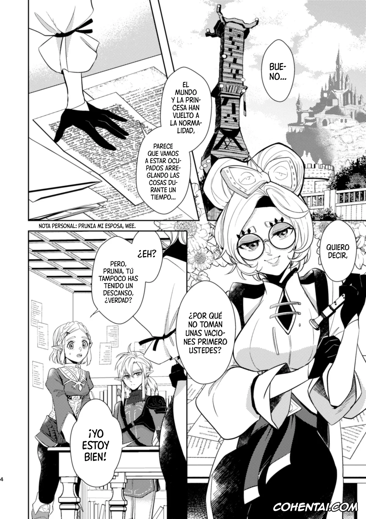 The Legend Of Zelda hentai, Link hentai, Princess Zelda hentai, Staycation! (The Legend of Zelda: Tears of the Kingdom), pagina 3