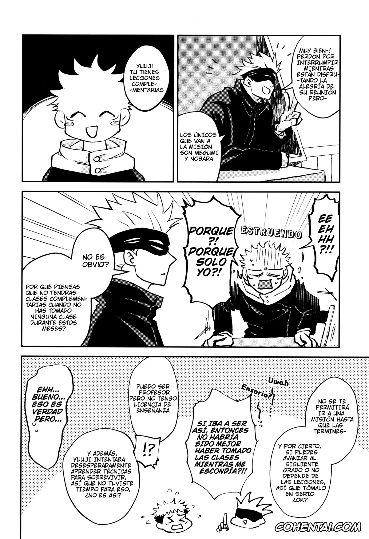 Jujutsu Kaisen xxx, Satoru Gojo xxx, Yuuji Itadori xxx, Kawaii dake ja Nai (Jujutsu Kaisen), pagina 4
