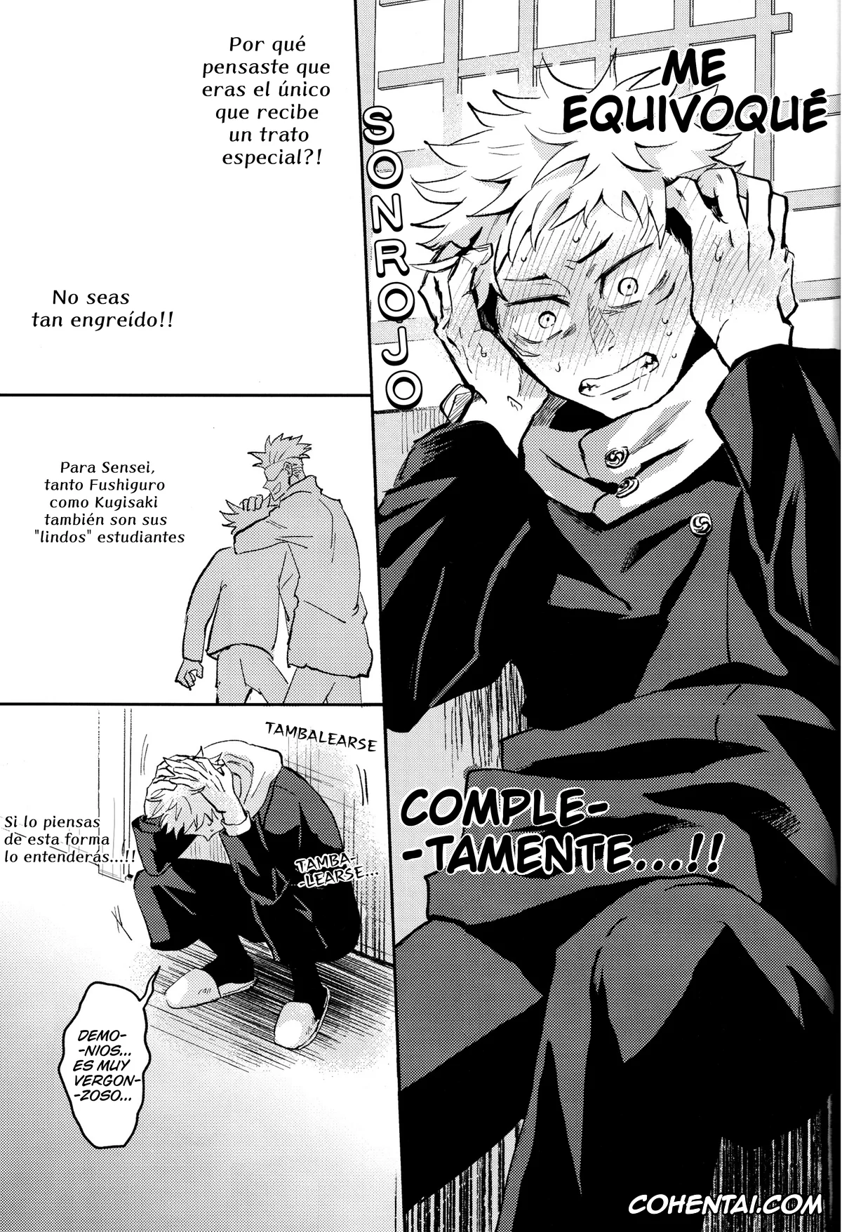 Jujutsu Kaisen hentai, Satoru Gojo hentai, Yuuji Itadori hentai, Kawaii dake ja Nai (Jujutsu Kaisen), pagina 15