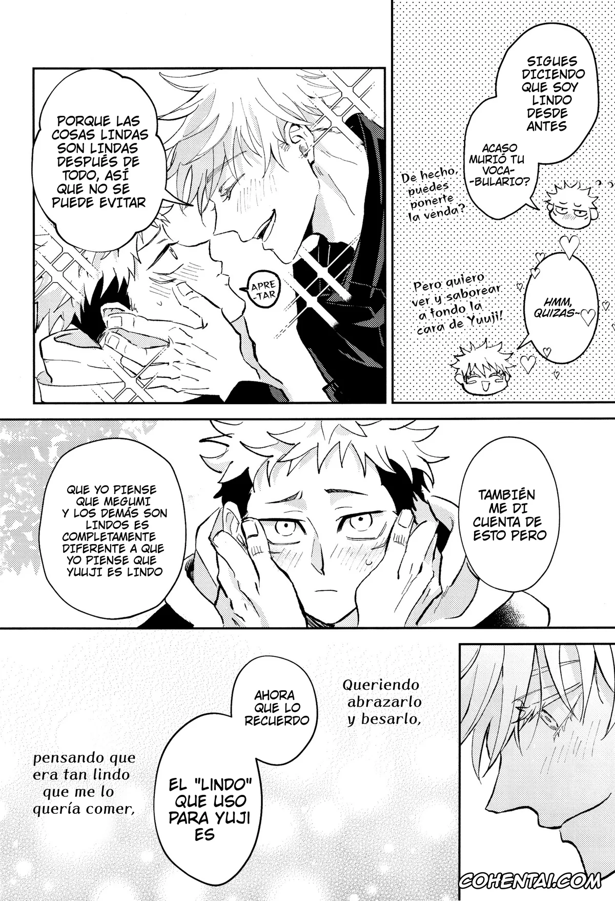 Jujutsu Kaisen xxx, Satoru Gojo xxx, Yuuji Itadori xxx, Kawaii dake ja Nai (Jujutsu Kaisen), pagina 40
