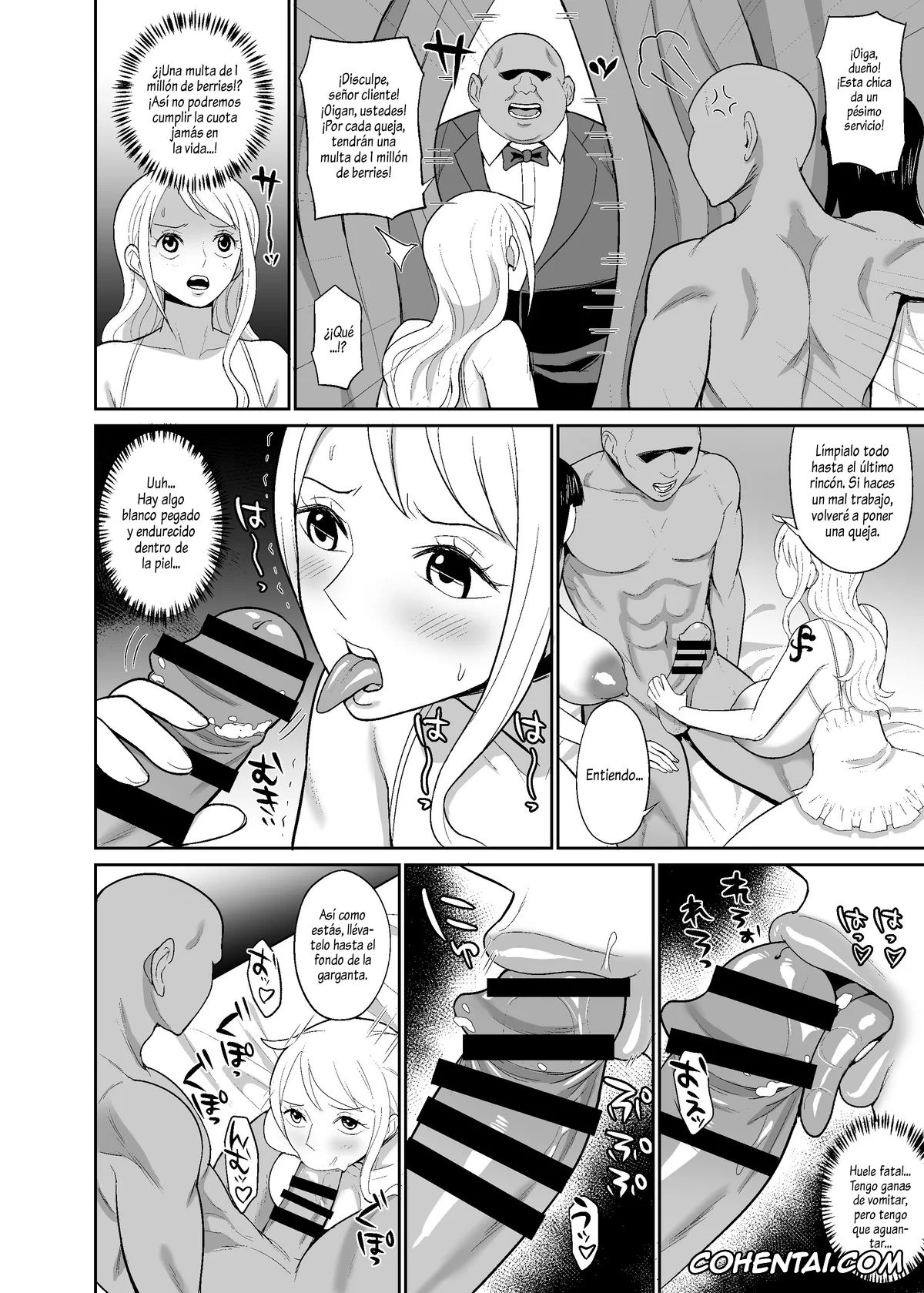 One Piece xxx, Nami xxx, Nico Robin xxx, Ichi Oku Berī Kasegu made Derarenai Fūzoku Shima (One Piece), pagina 7