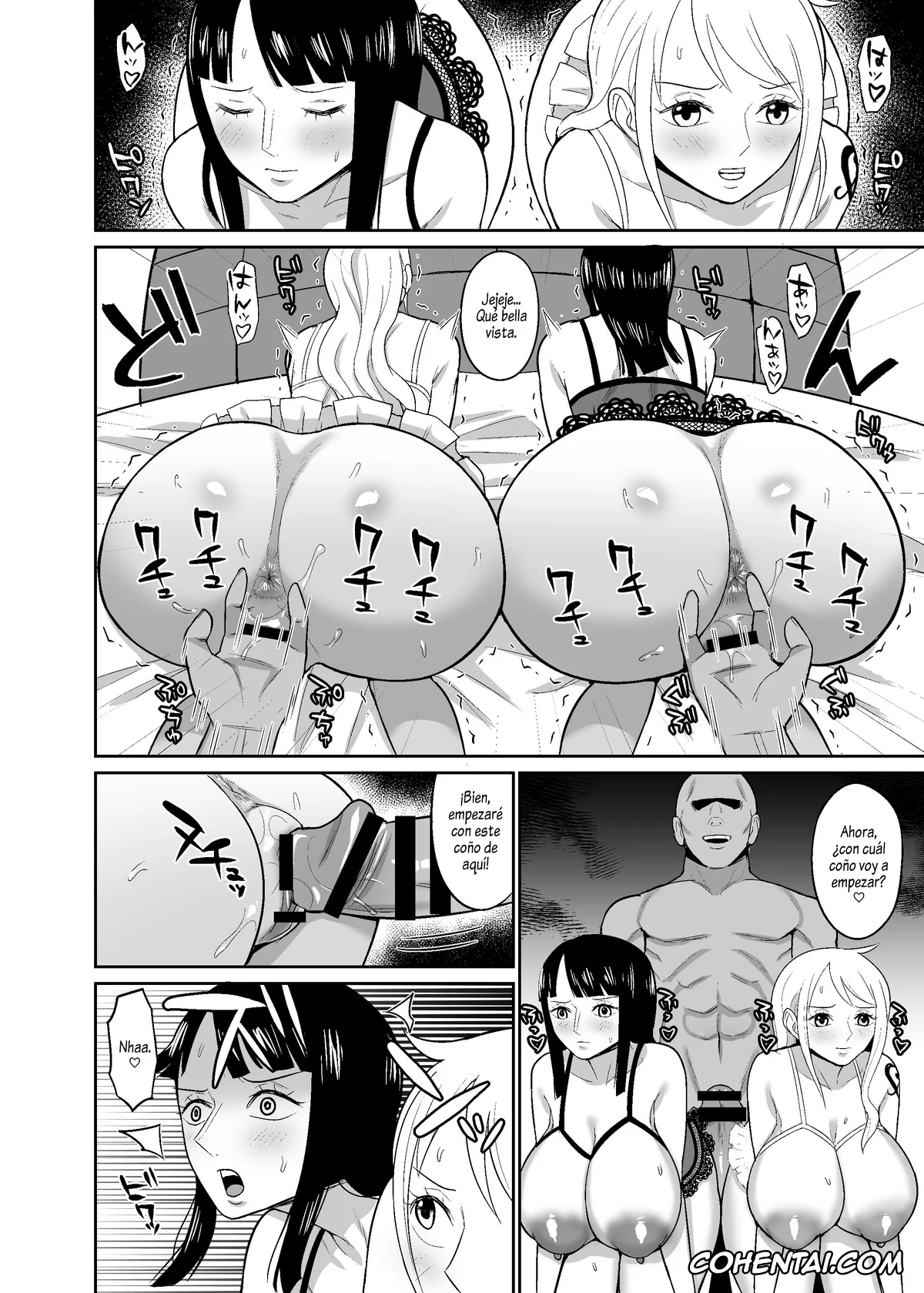 One Piece porno, Nami porno, Nico Robin porno, Ichi Oku Berī Kasegu made Derarenai Fūzoku Shima (One Piece), pagina 11