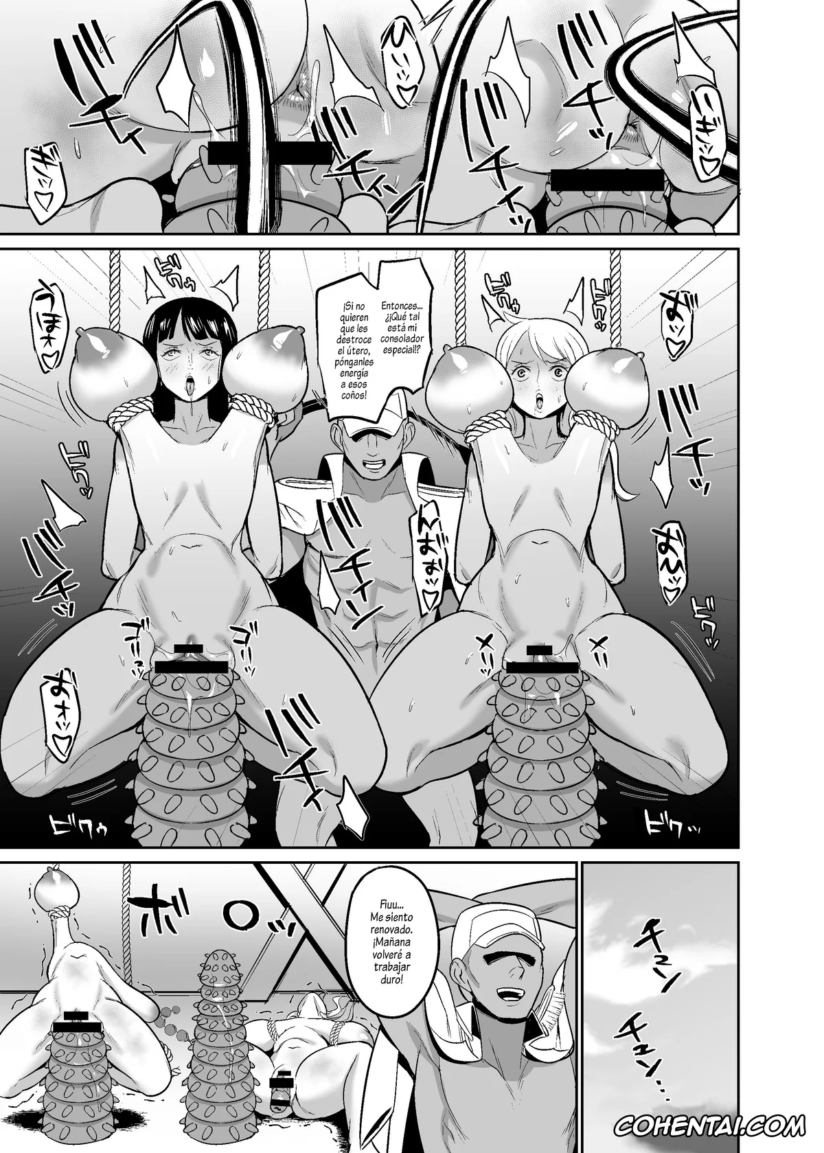 One Piece porno, Nami porno, Nico Robin porno, Ichi Oku Berī Kasegu made Derarenai Fūzoku Shima (One Piece), pagina 26