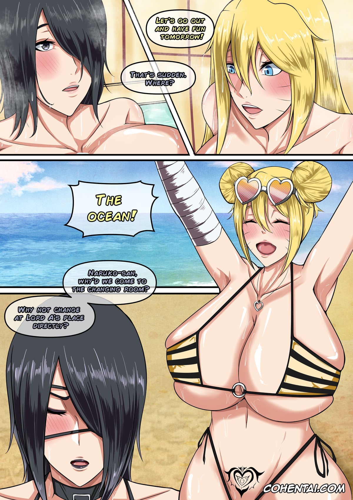 NARUTO hentai, Fourth Raikage hentai, Naruto Uzumaki hentai, Sasuke Uchiha hentai, NARUKO CH 3 (Naruto), pagina 3