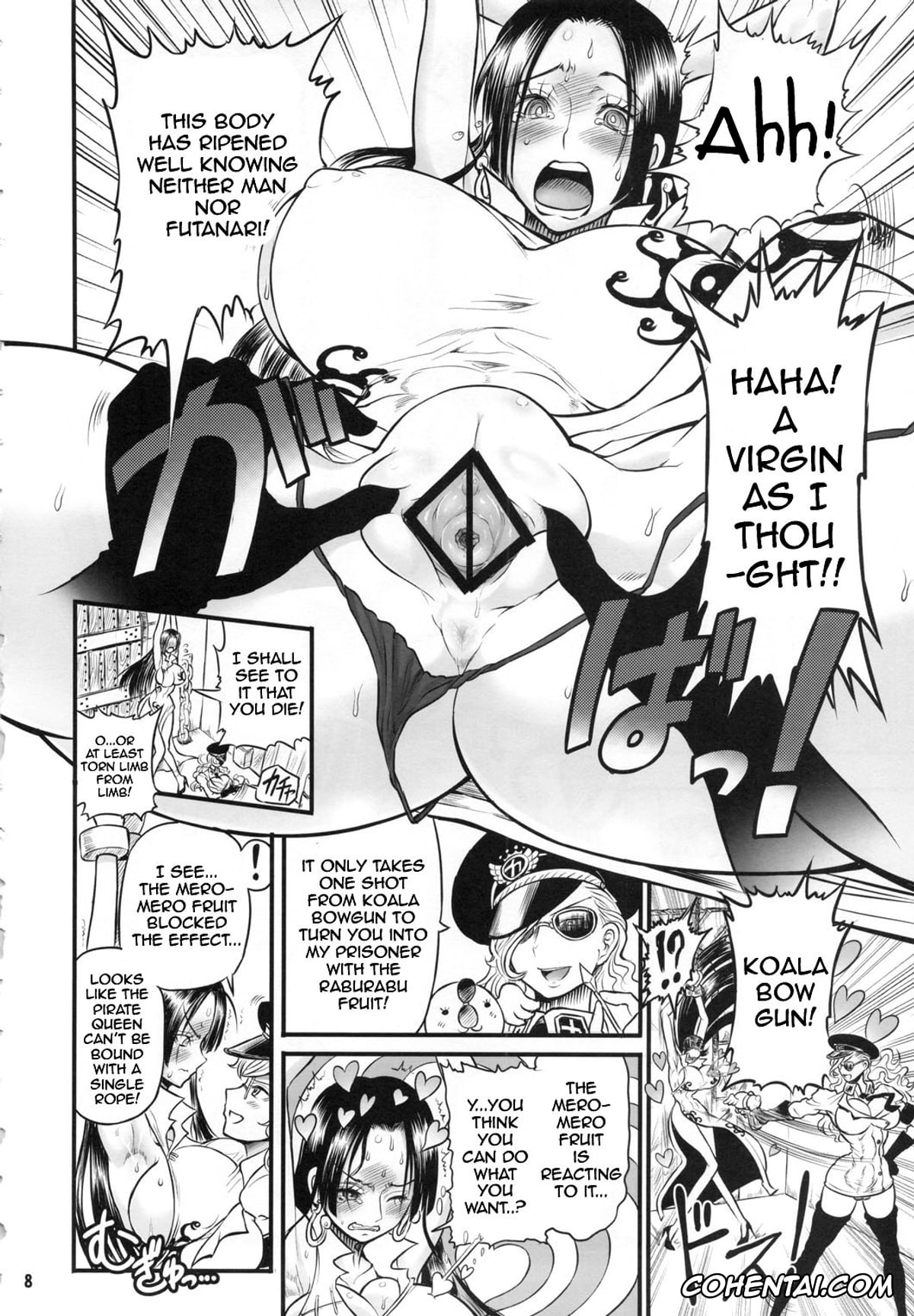 One Piece xxx, Boa Hancock xxx, Domino xxx, Nami xxx, Nico Robin xxx, Rangiku Matsumoto xxx, Tashigi xxx, Midarezaki Kaizoku Jotei (One Piece), pagina 7