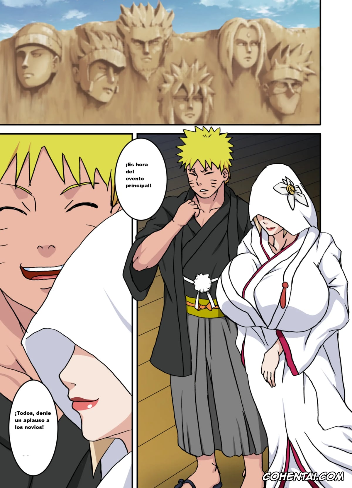 NARUTO porno, Hinata Hyuga porno, Naruto Uzumaki porno, Tsunade porno, ToroTsuna 2 – Mirai Byakugan Hime Shuurai no Maki (Naruto), pagina 2