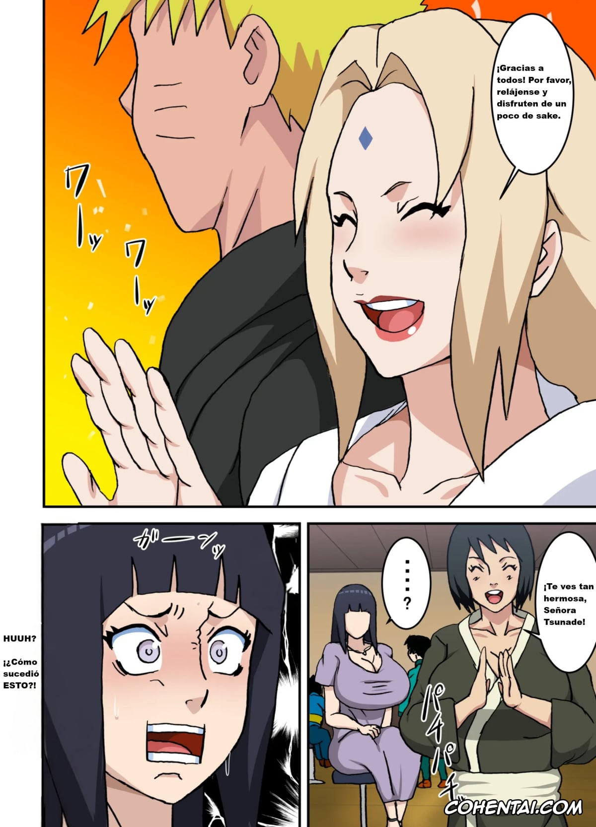 NARUTO hentai, Hinata Hyuga hentai, Naruto Uzumaki hentai, Tsunade hentai, ToroTsuna 2 – Mirai Byakugan Hime Shuurai no Maki (Naruto), pagina 3