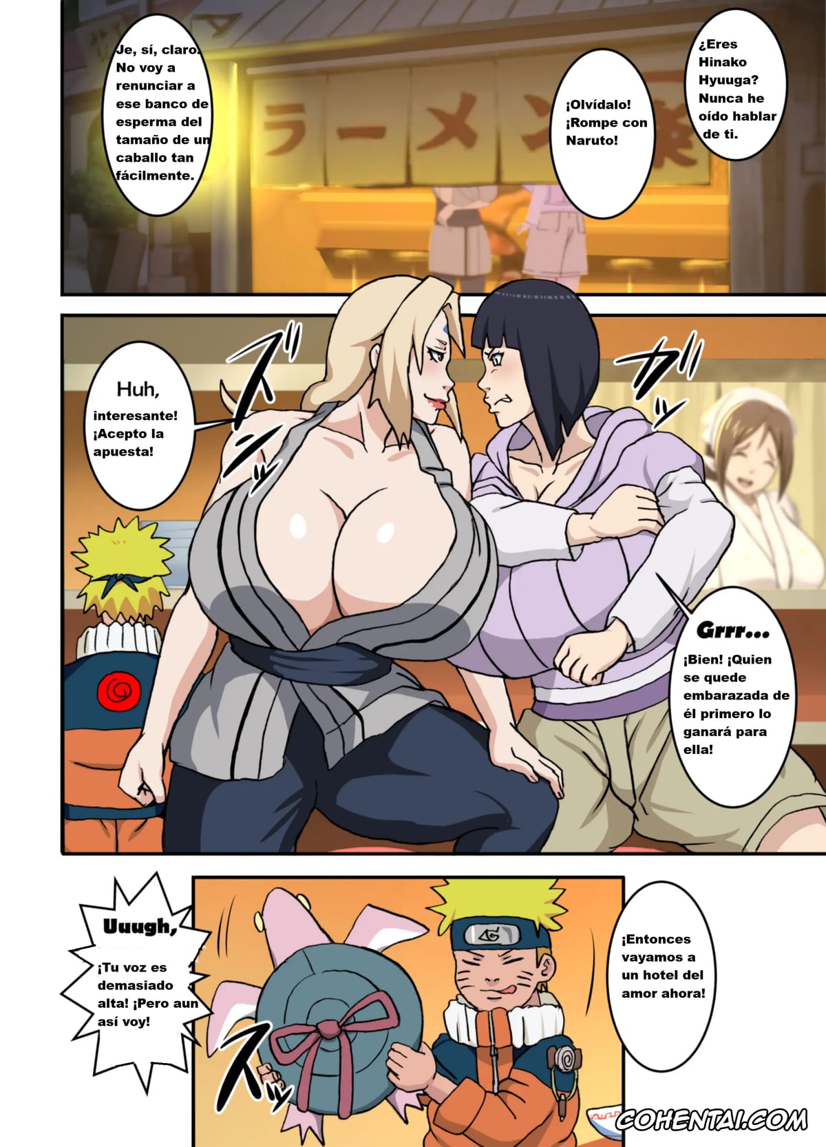 NARUTO porno, Hinata Hyuga porno, Naruto Uzumaki porno, Tsunade porno, ToroTsuna 2 – Mirai Byakugan Hime Shuurai no Maki (Naruto), pagina 53