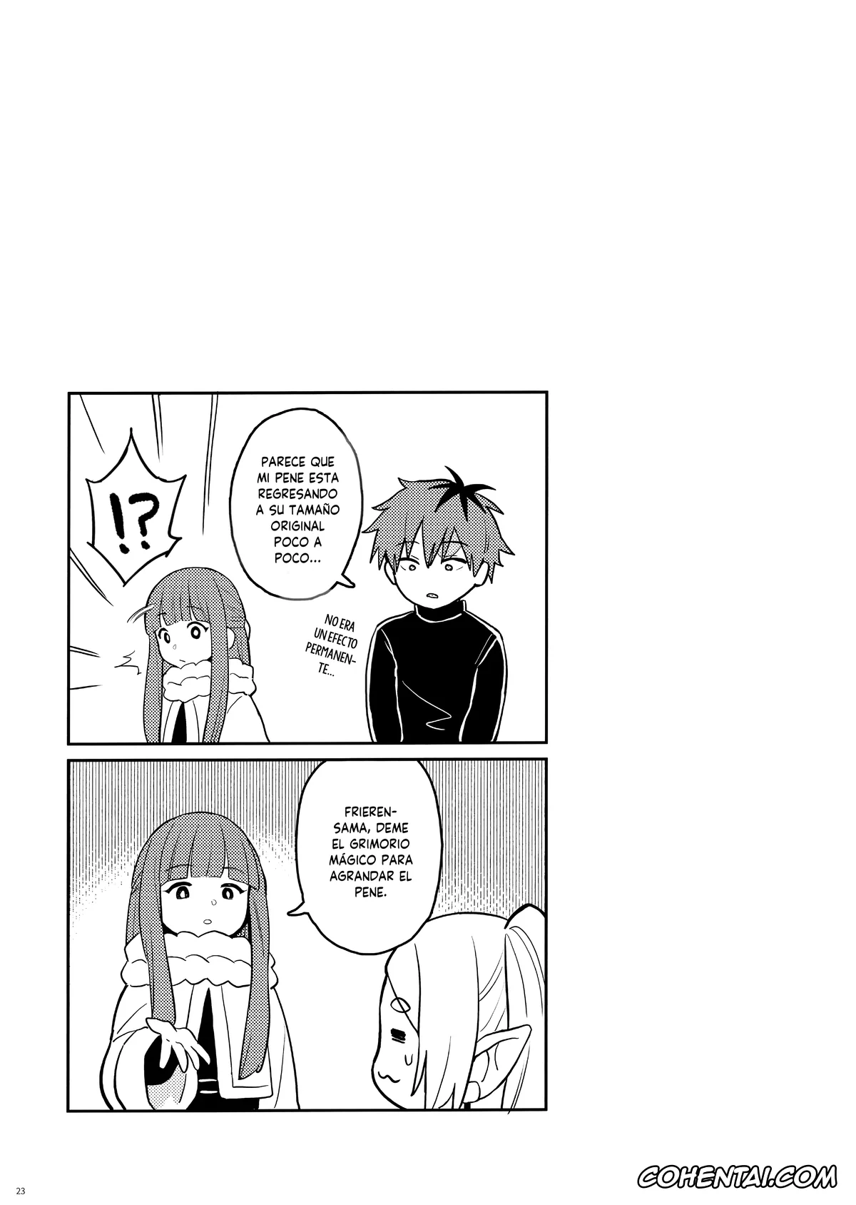 Sousou No Frieren | Frieren Beyond Journeys End hentai, Fern hentai, Frieren hentai, Stark hentai, Chinchin ga Ookiku Naru Mahou (Sousou no Frieren), pagina 24