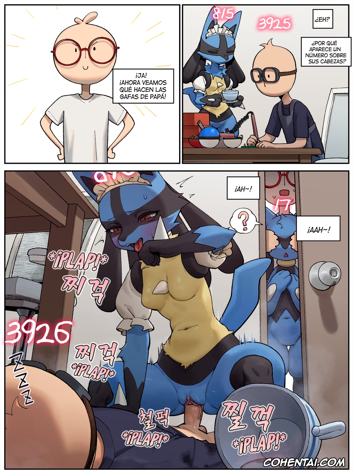 Pokemon | Pocket Monsters xxx, Lucario xxx, Riolu xxx, Riolu Manwha (Pokemon), pagina 4