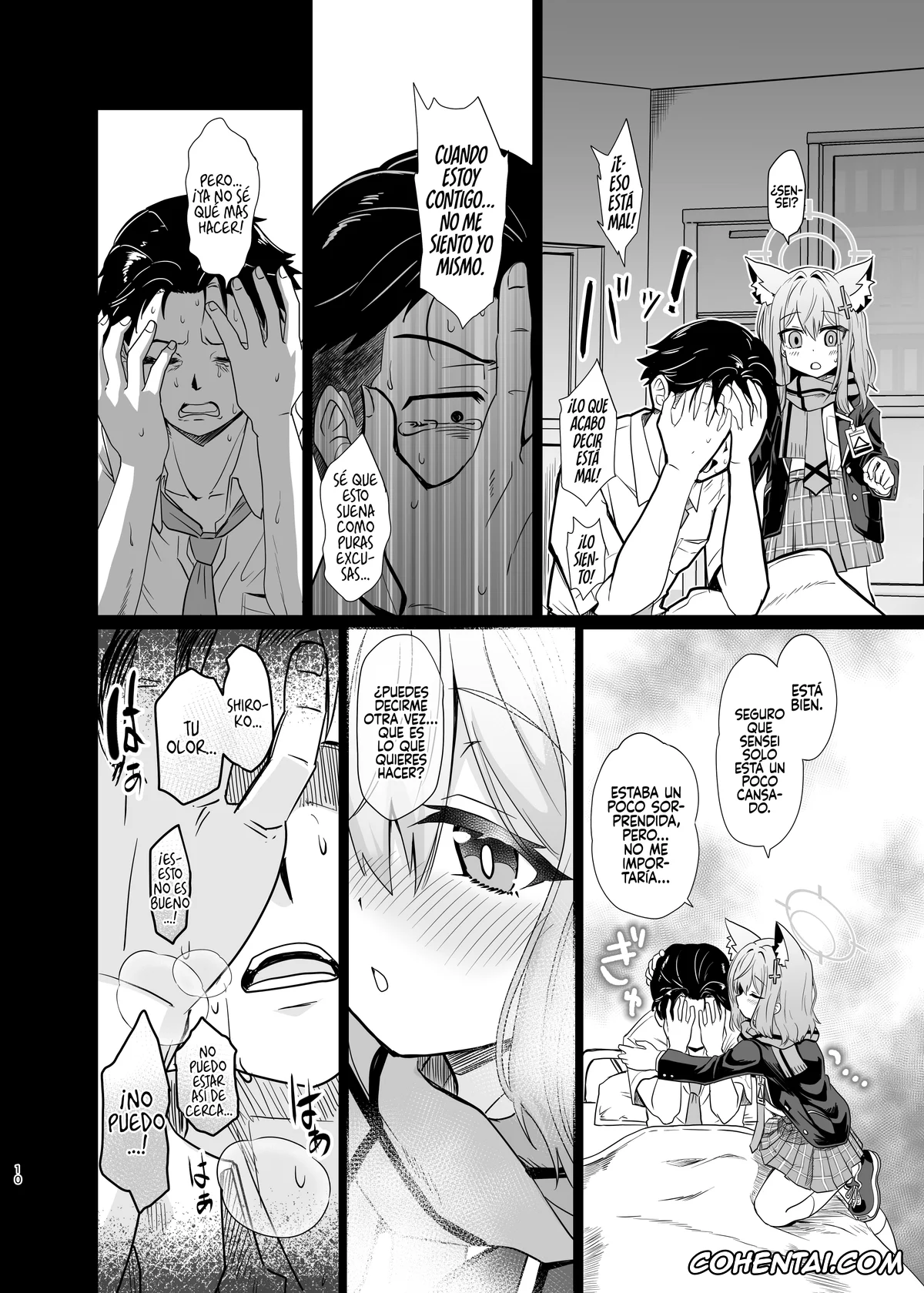 Blue Archive hentai, Sensei hentai, Shiroko Sunaookami hentai, Kowaku no Kiri (Blue Archive), pagina 9