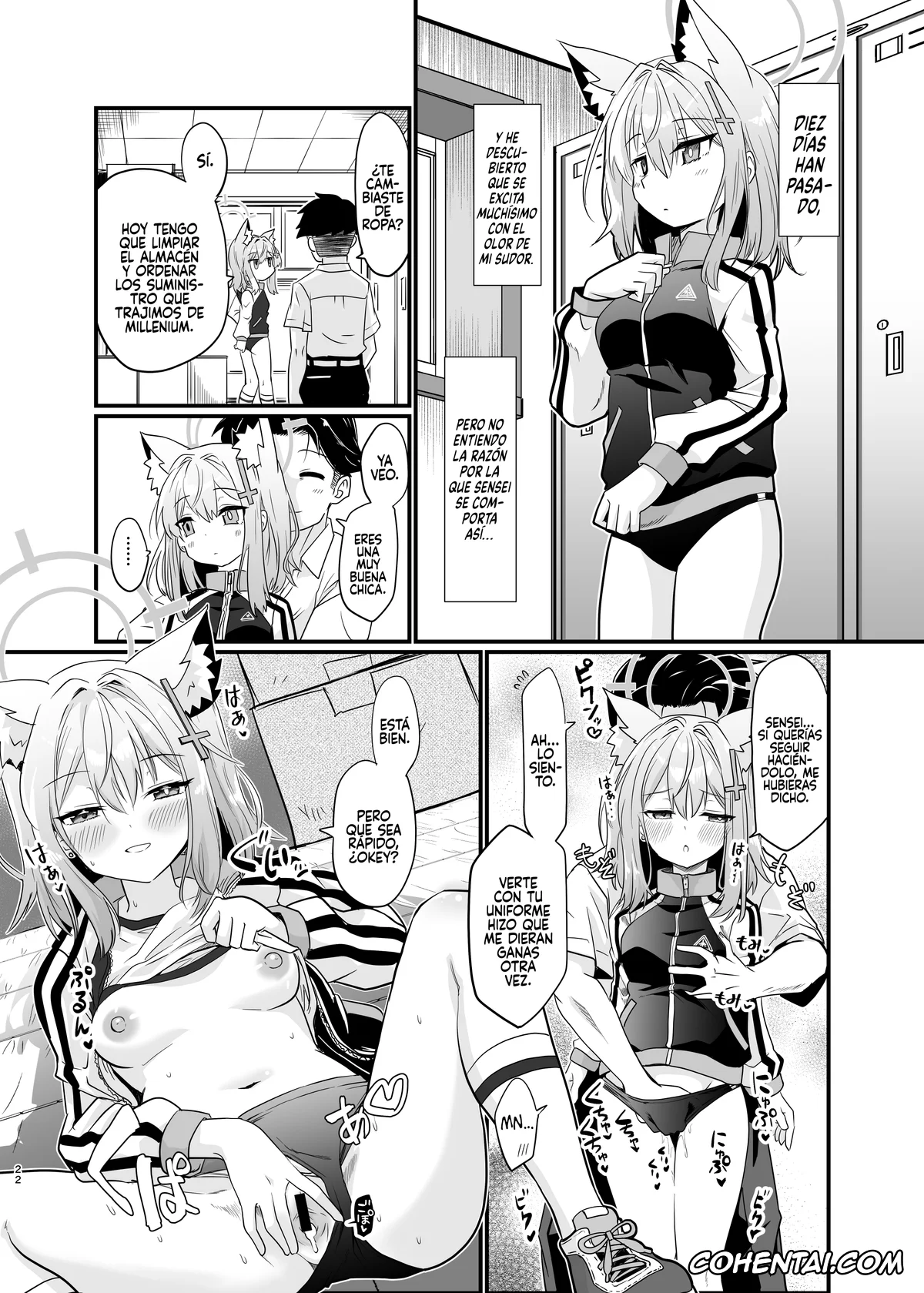 Blue Archive hentai, Sensei hentai, Shiroko Sunaookami hentai, Kowaku no Kiri (Blue Archive), pagina 21