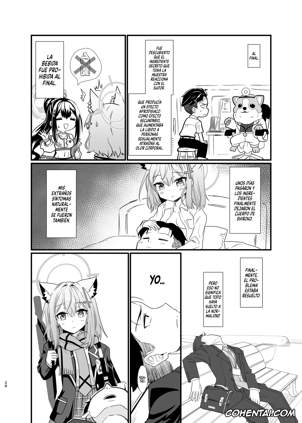 Blue Archive hentai, Sensei hentai, Shiroko Sunaookami hentai, Kowaku no Kiri (Blue Archive), pagina 27