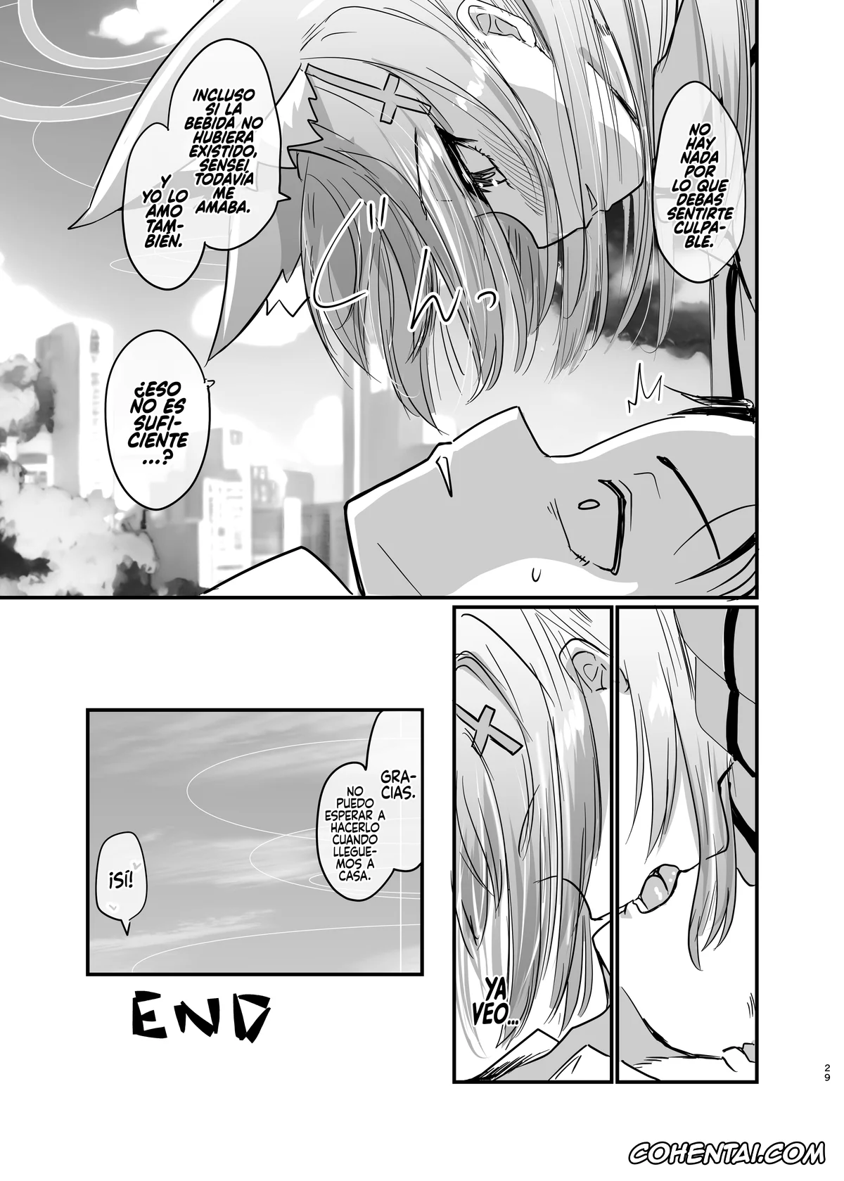 Blue Archive xxx, Sensei xxx, Shiroko Sunaookami xxx, Kowaku no Kiri (Blue Archive), pagina 28