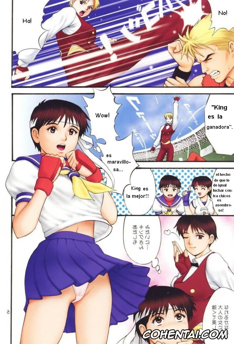 King of Fighters xxx, Street Fighter xxx, King xxx, Ryo Sakazaki xxx, Sakura Kasugano xxx, The Yuri & Friends Fullcolor 4 SAKURA vs. YURI EDITION (King of Fighters, Street Fighter), pagina 4