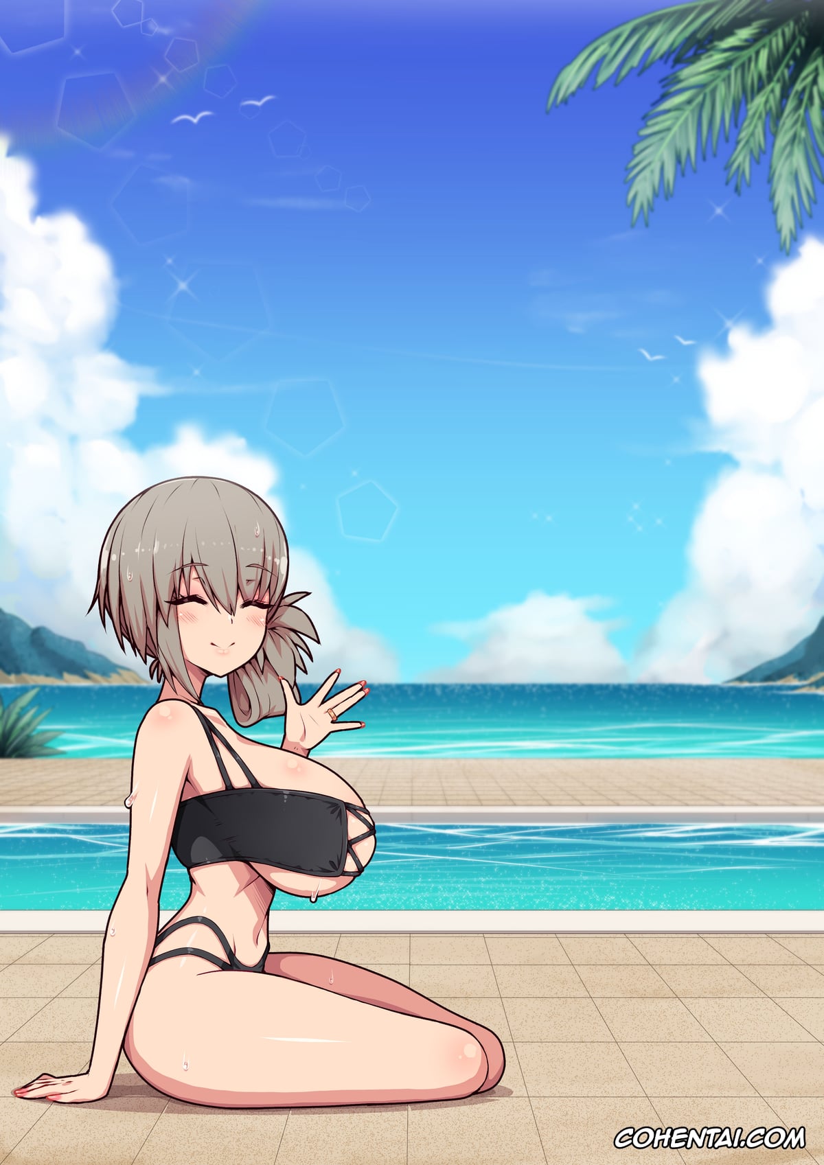 Uzaki-chan wa Asobitai! xxx, Hana Uzaki xxx, Shinichi Sakurai xxx, Tsuki Uzaki xxx, Yanagi Uzaki xxx, Uzaki-chan no Kizuna o Fukameru Kyuuka (Uzaki-chan wa Asobitai!), pagina 28