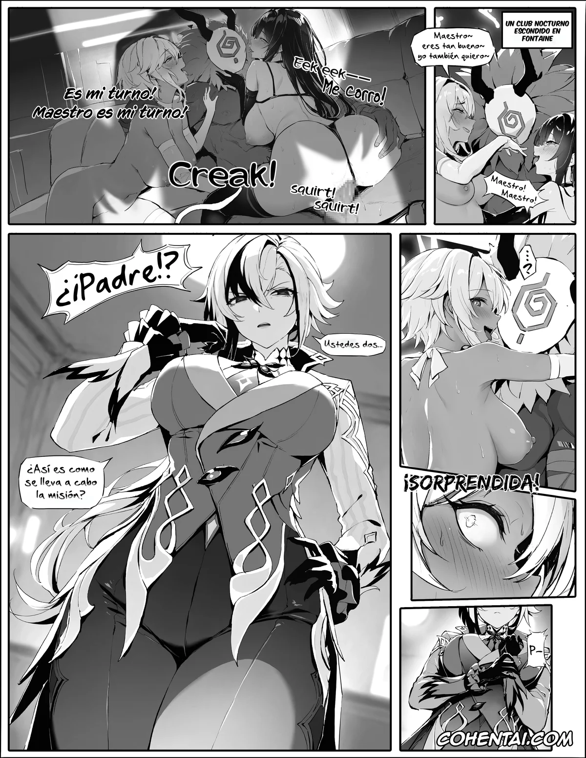 Genshin Impact xxx, Arlecchino xxx, Servant-sama no Seiteki Goumon Choukyou (Genshin Impact), pagina 1
