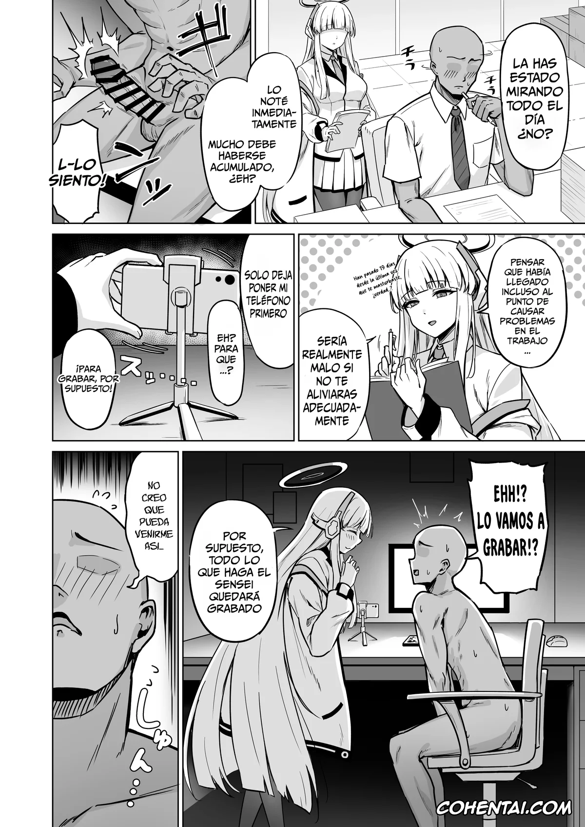 Blue Archive hentai, Noa Ushio hentai, Sensei hentai, Ushio Noa wa Kiroku suru Dake | Registros privados de Ushio Noa (Blue Archive), pagina 3